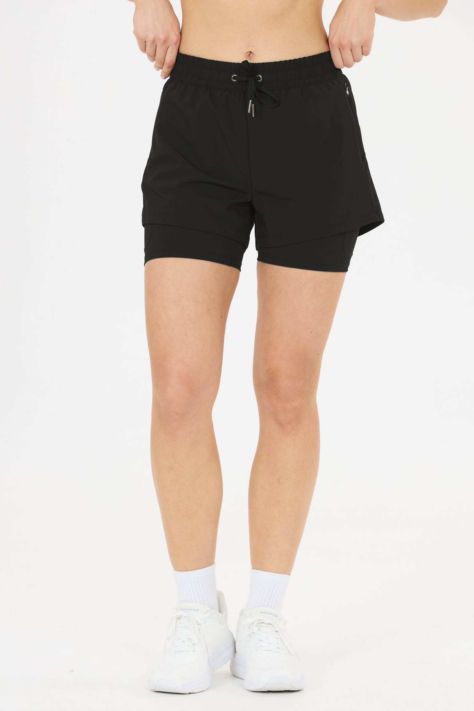 Fitness dames short zwart