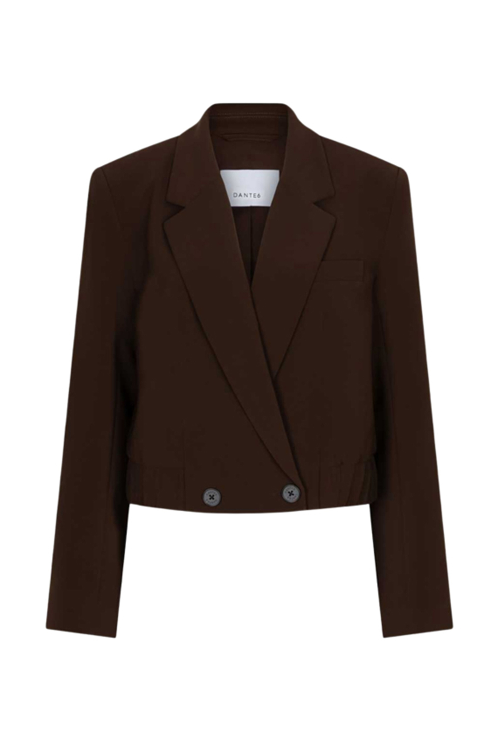 Dames blazer bruin