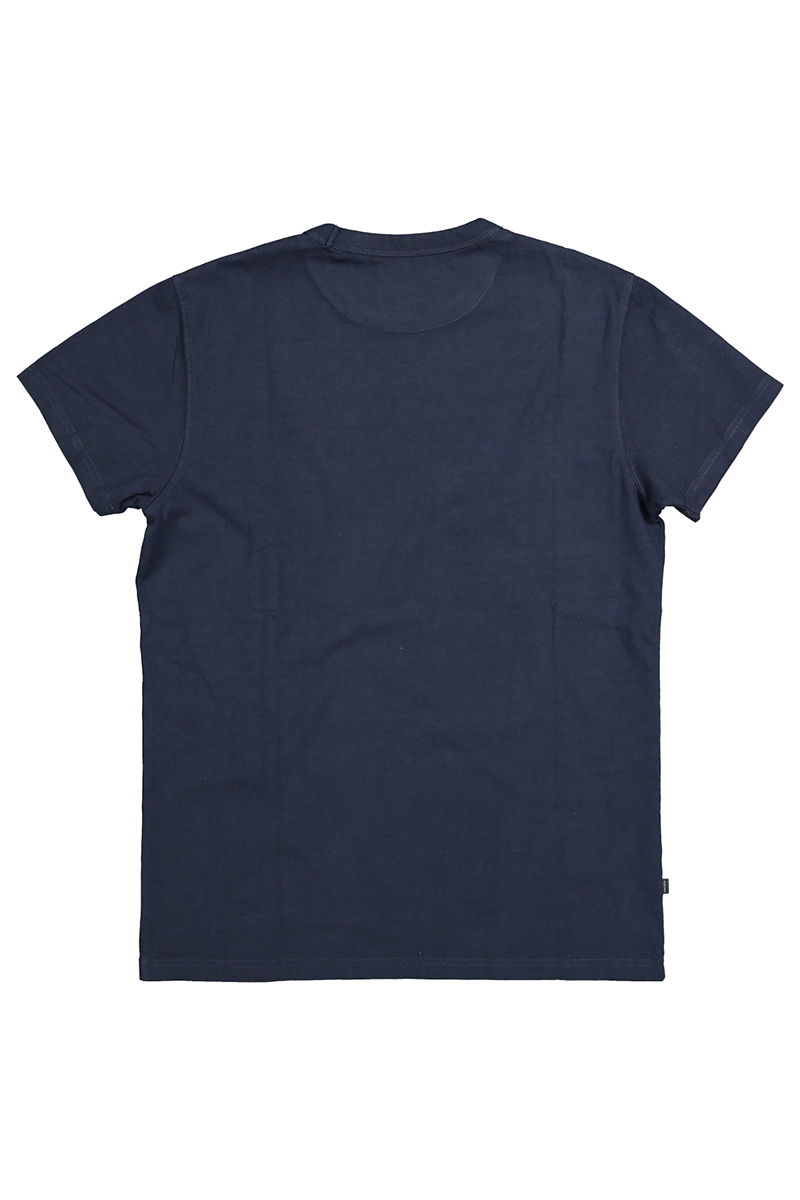 Heren t-shirt kortemouw blauw