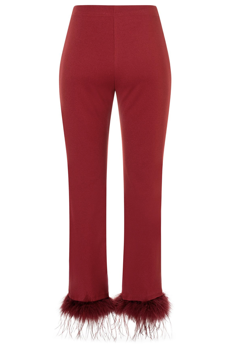 Dames broek rood