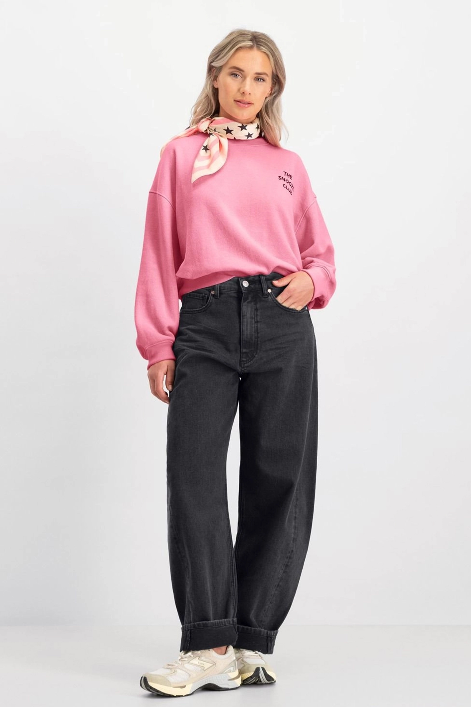 Dames sweater rose