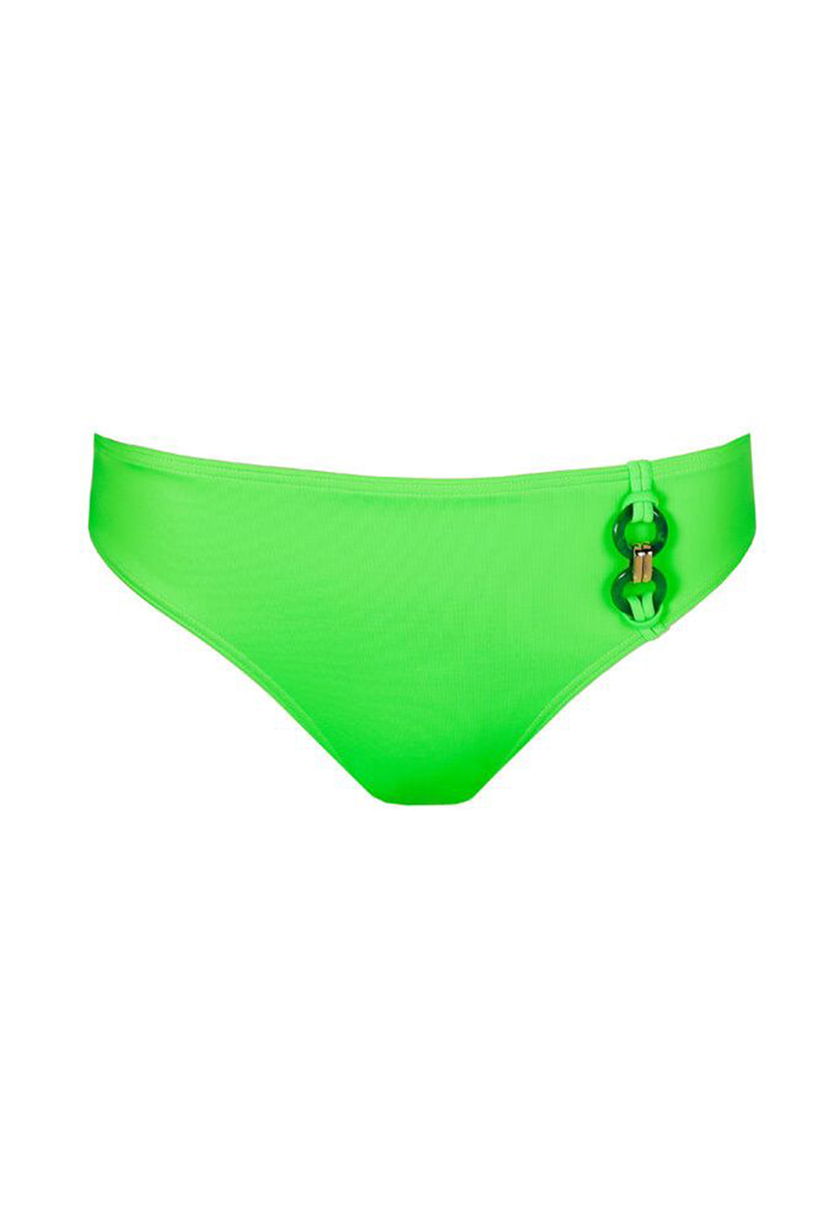 Bad/beach dames bikini slip groen