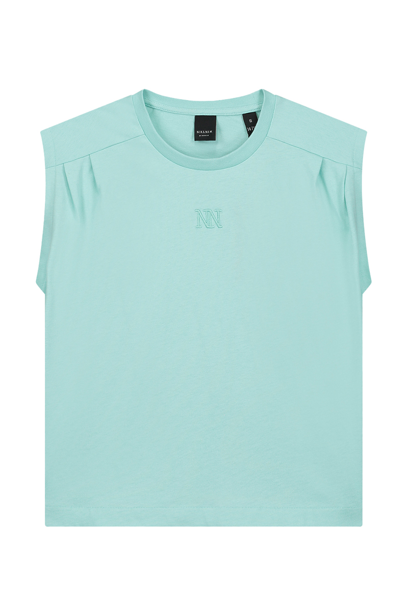 Meisjes t-shirt korte mouw groen