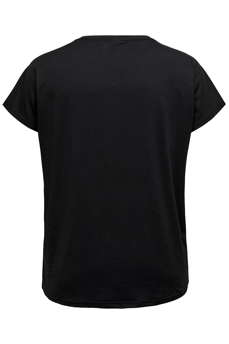 Only Play ONPAUBREE SS LOOSE TR TEE CURVY-OPU Zwart-1 2