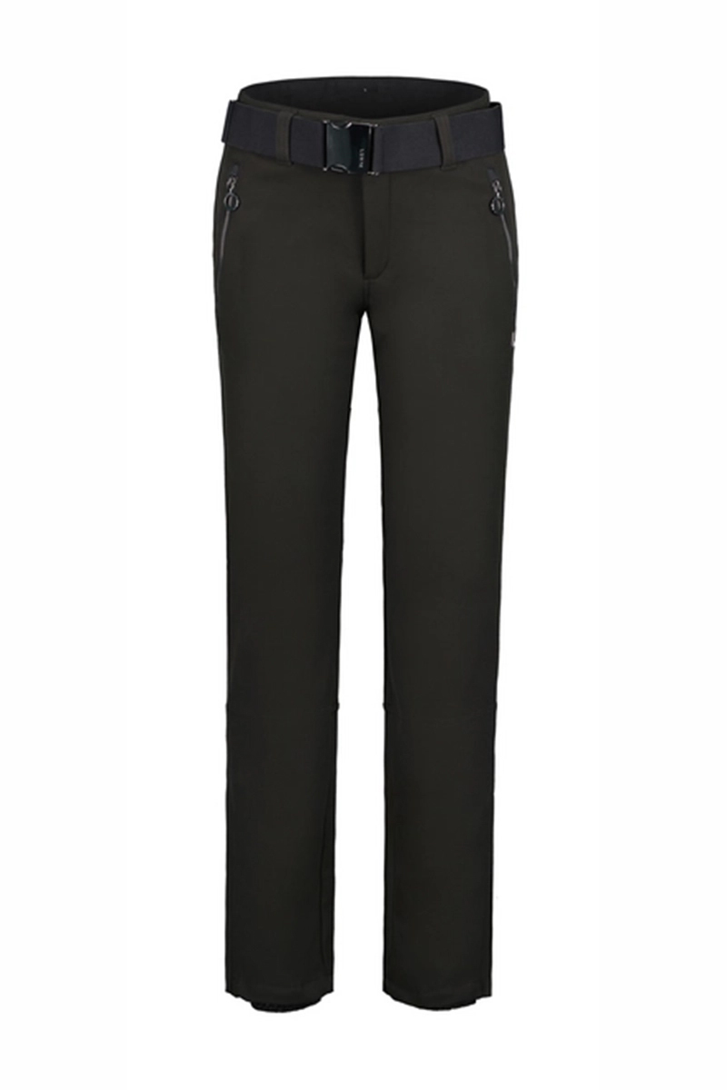 Wintersport dames strechbroek zwart