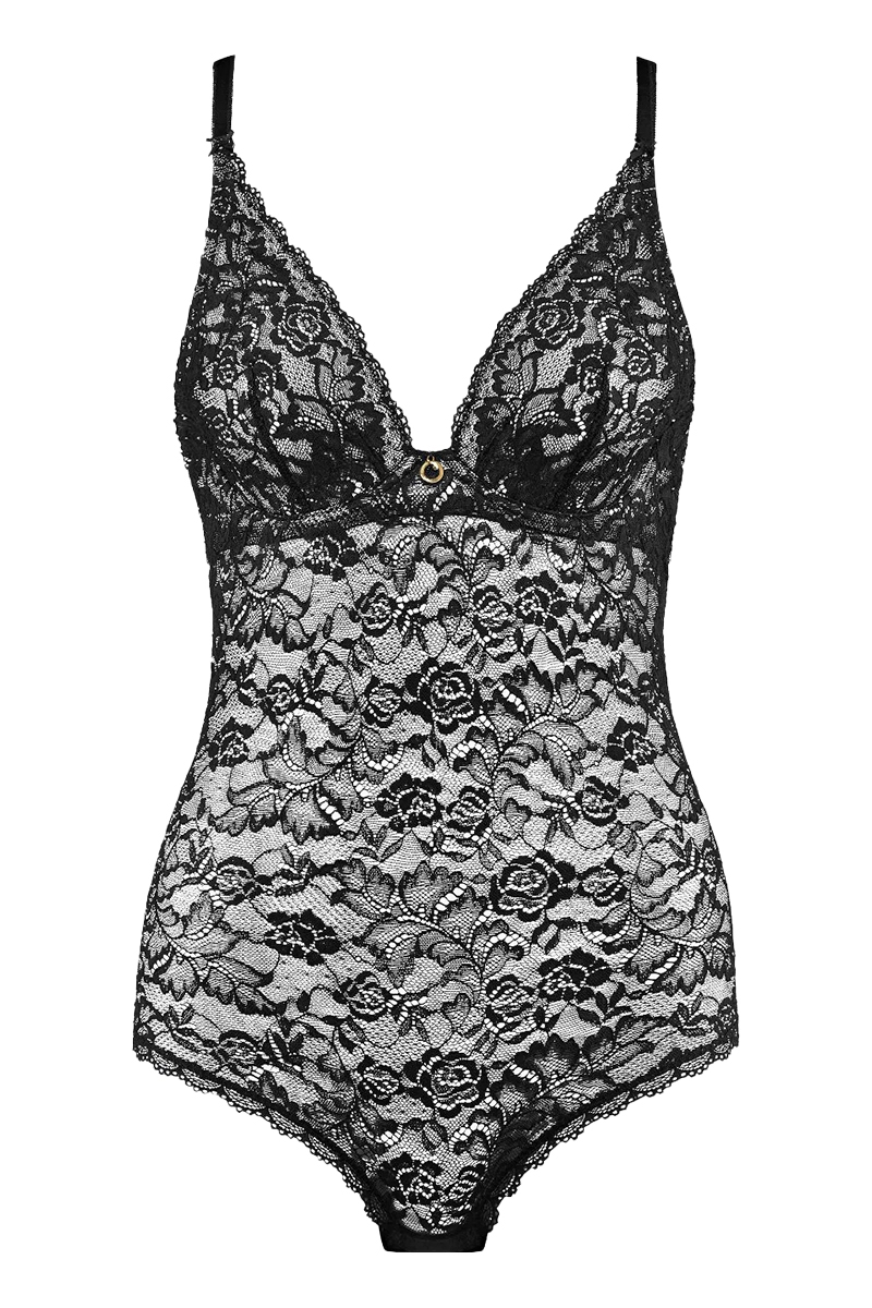 Lingerie dames bodystocking zwart