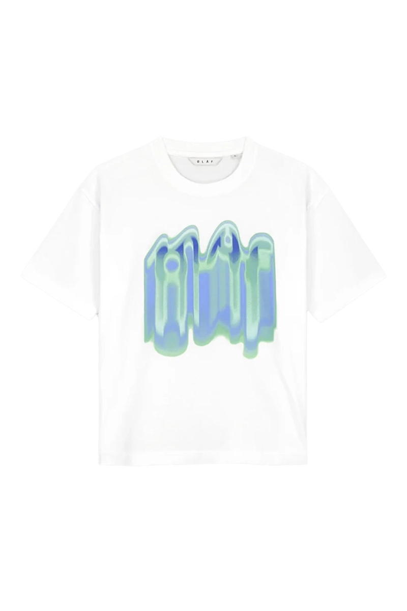 Dames t-shirt korte mouw wit
