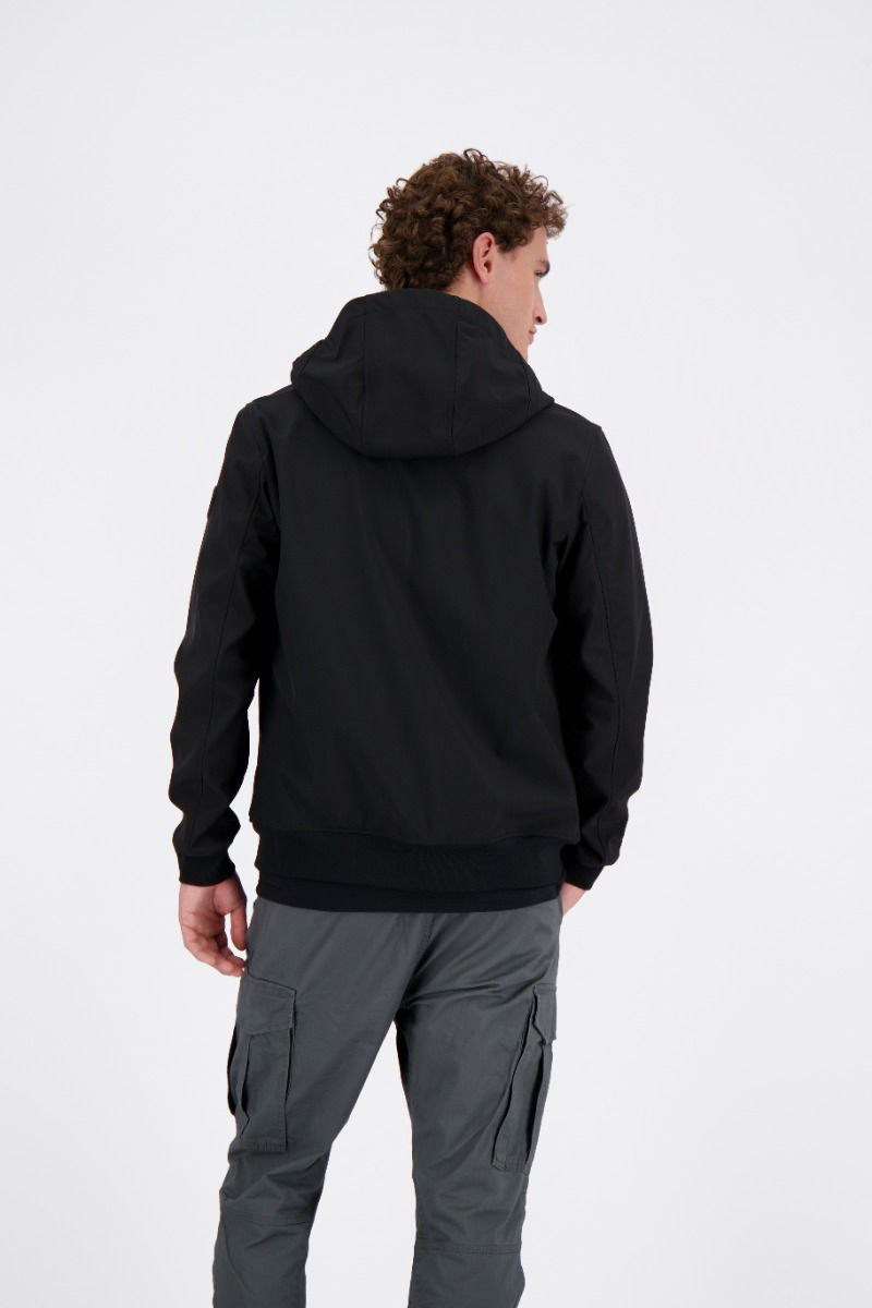 Airforce SOFTSHELL JACKET CHESTPOCKET Zwart-1 4