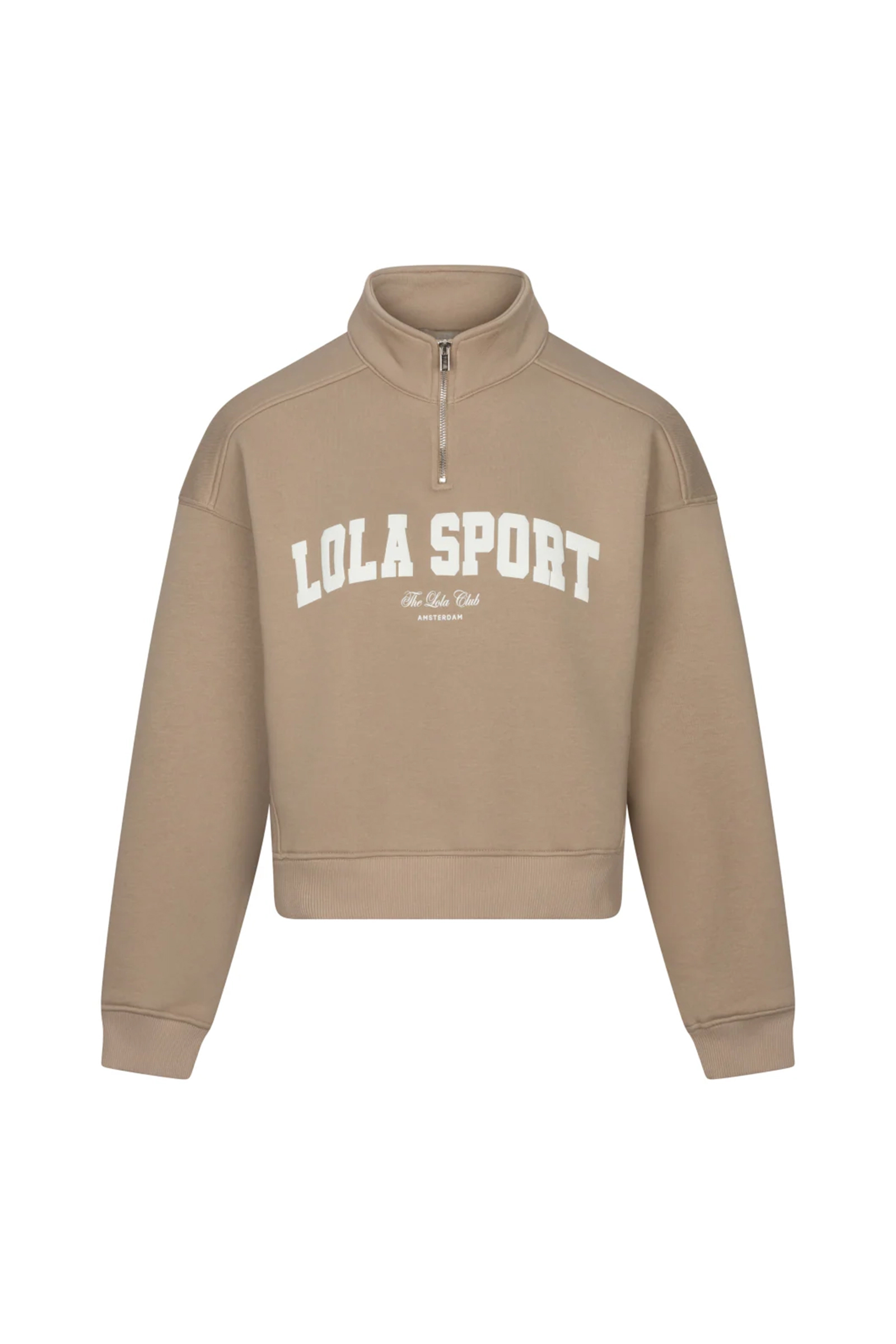 Fitness dames sweater ecru