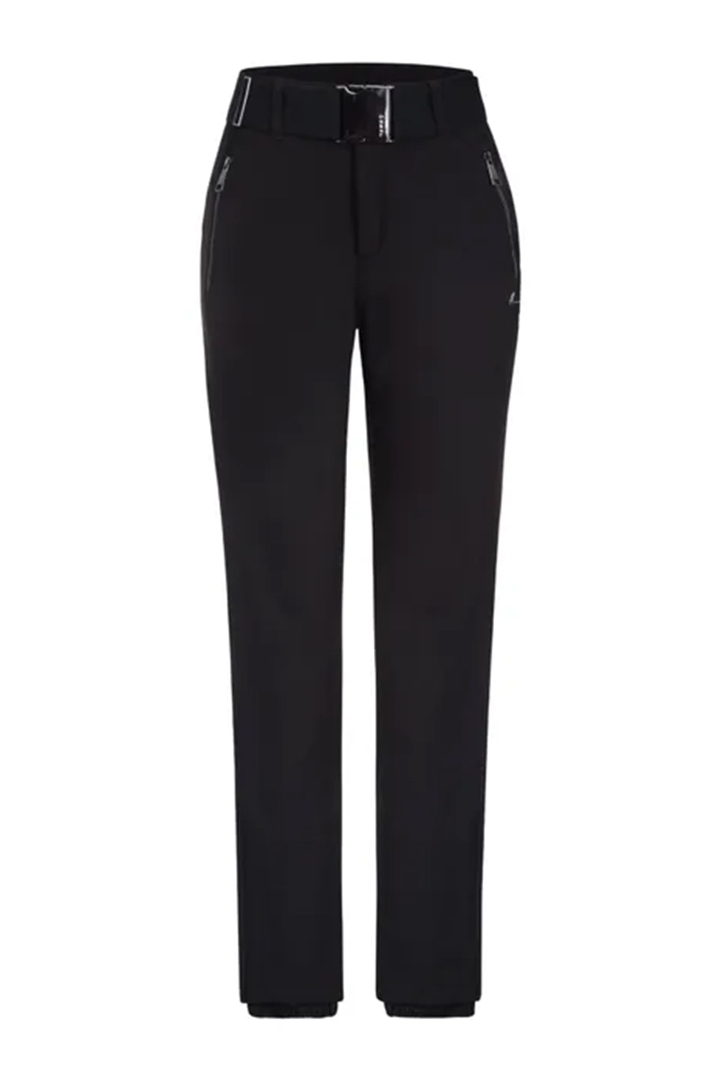 Wintersport dames strechbroek zwart