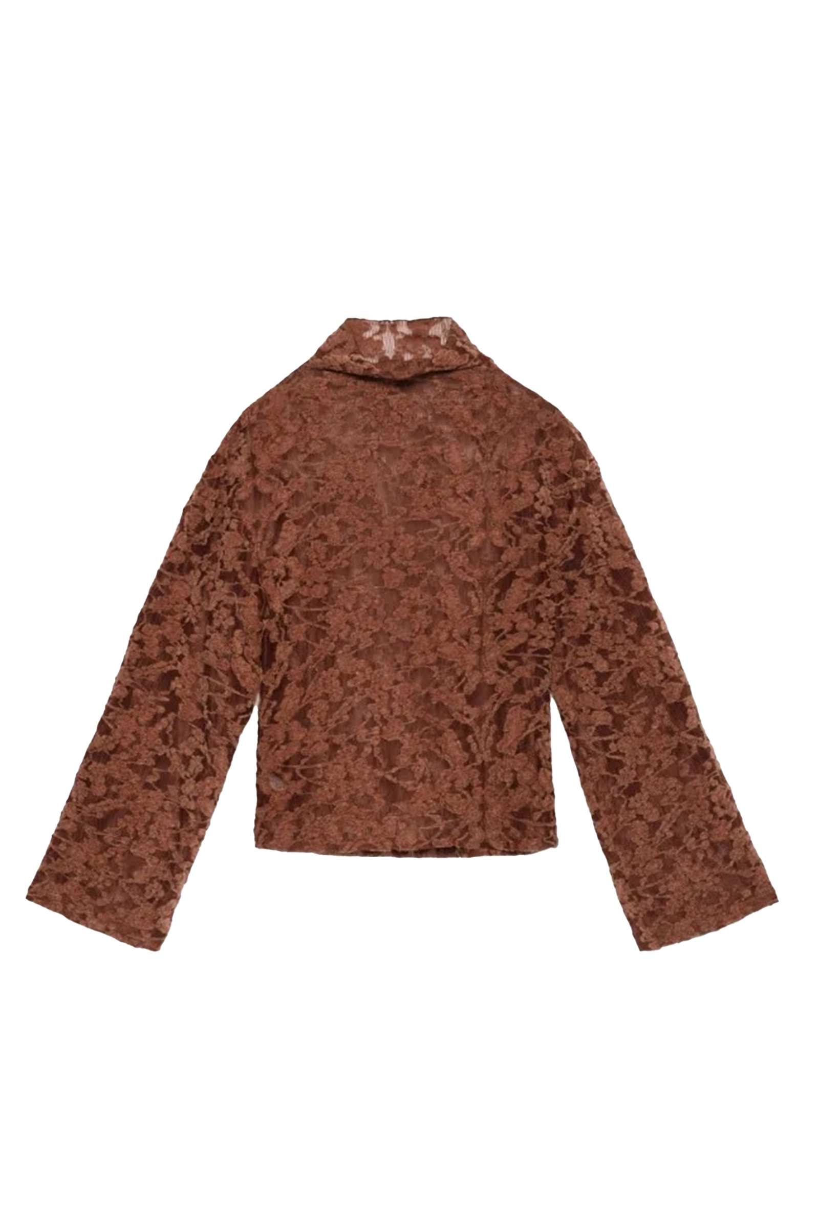 Dames top bruin