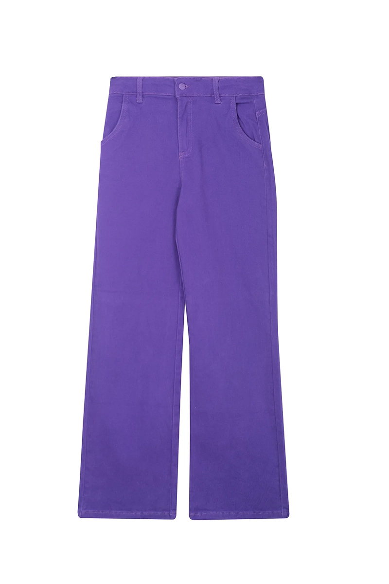 Meisjes jeans paars