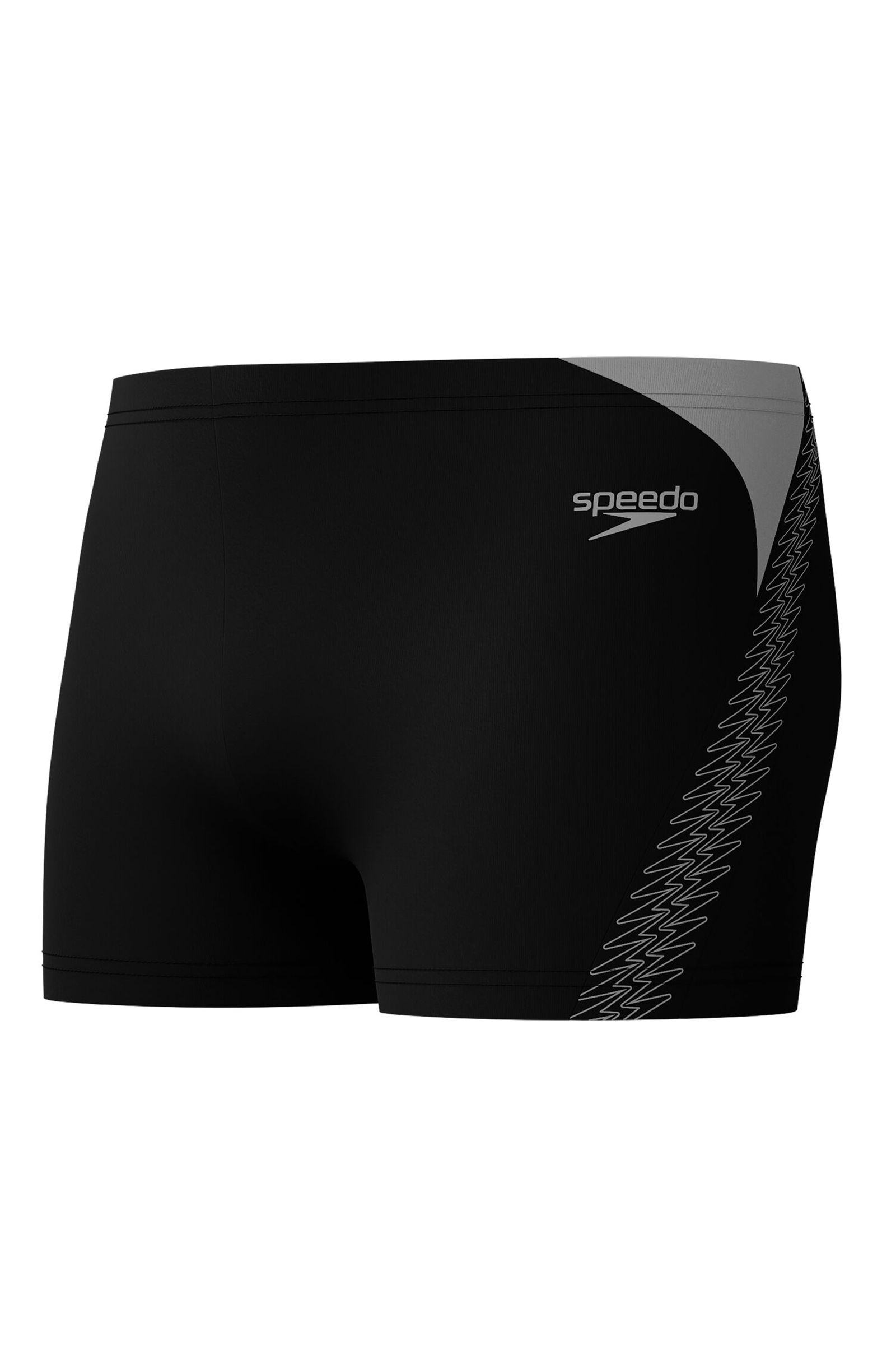 Bad/beach heren zwemslip mid zwart