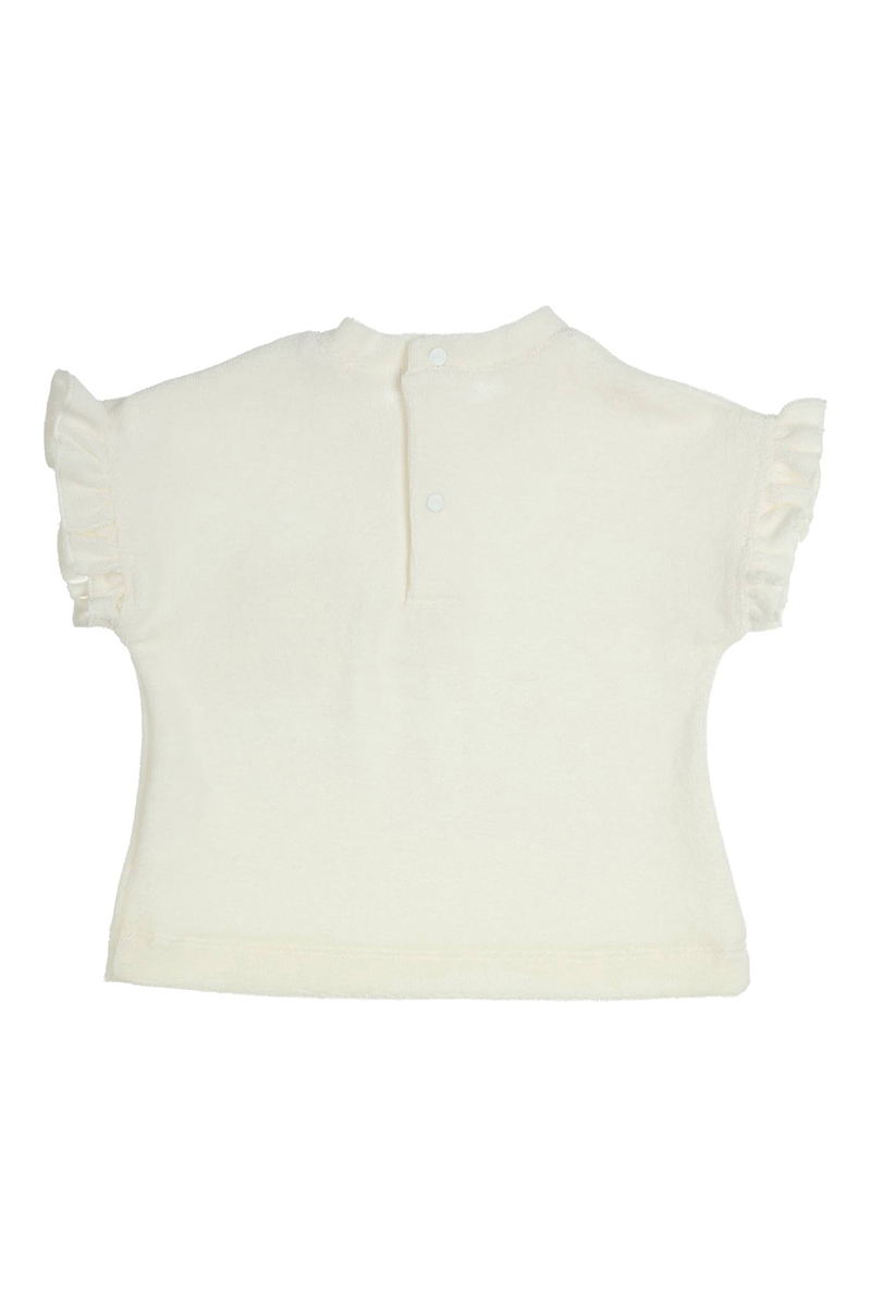 Baby t-shirt korte mouw wit