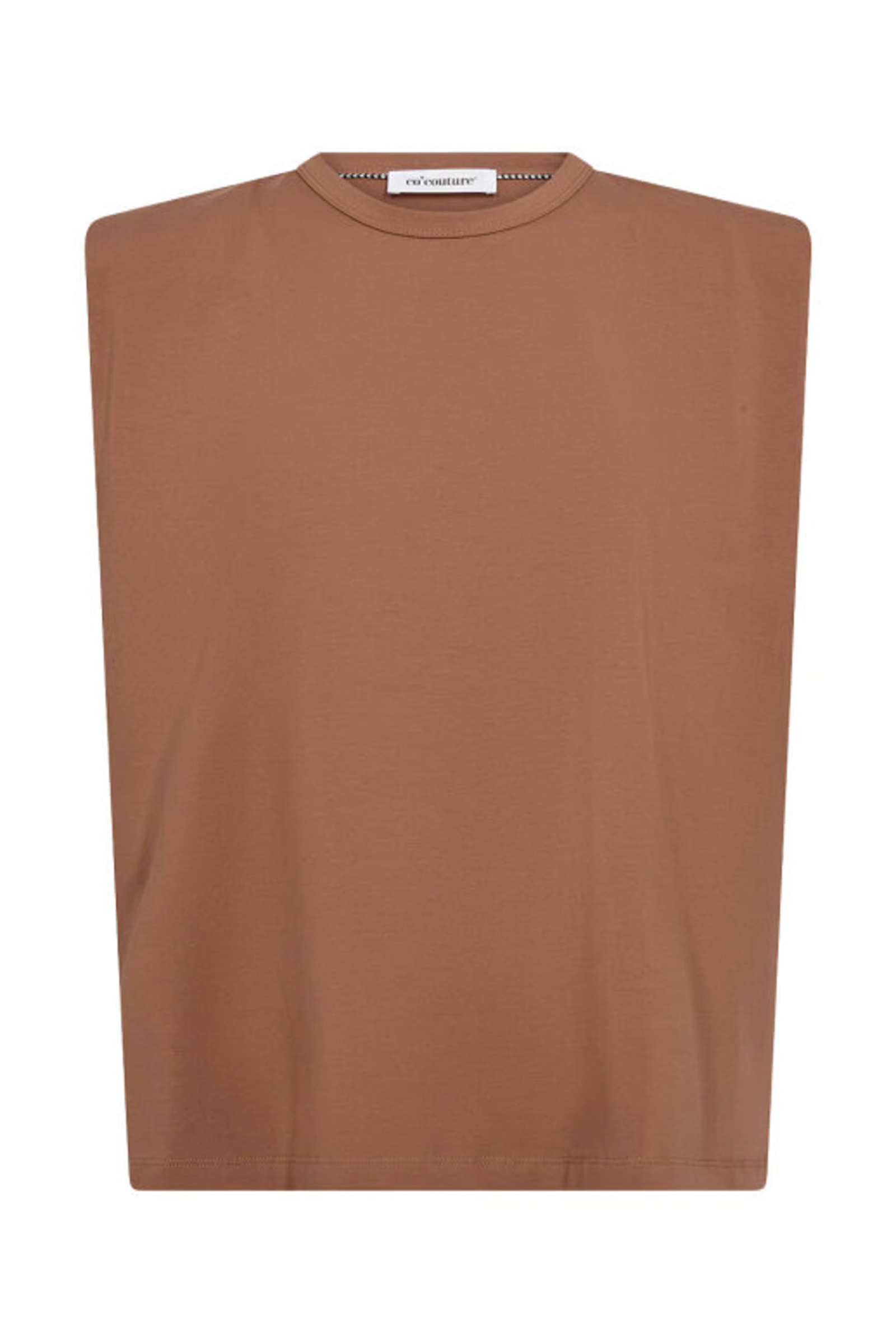 Dames top bruin