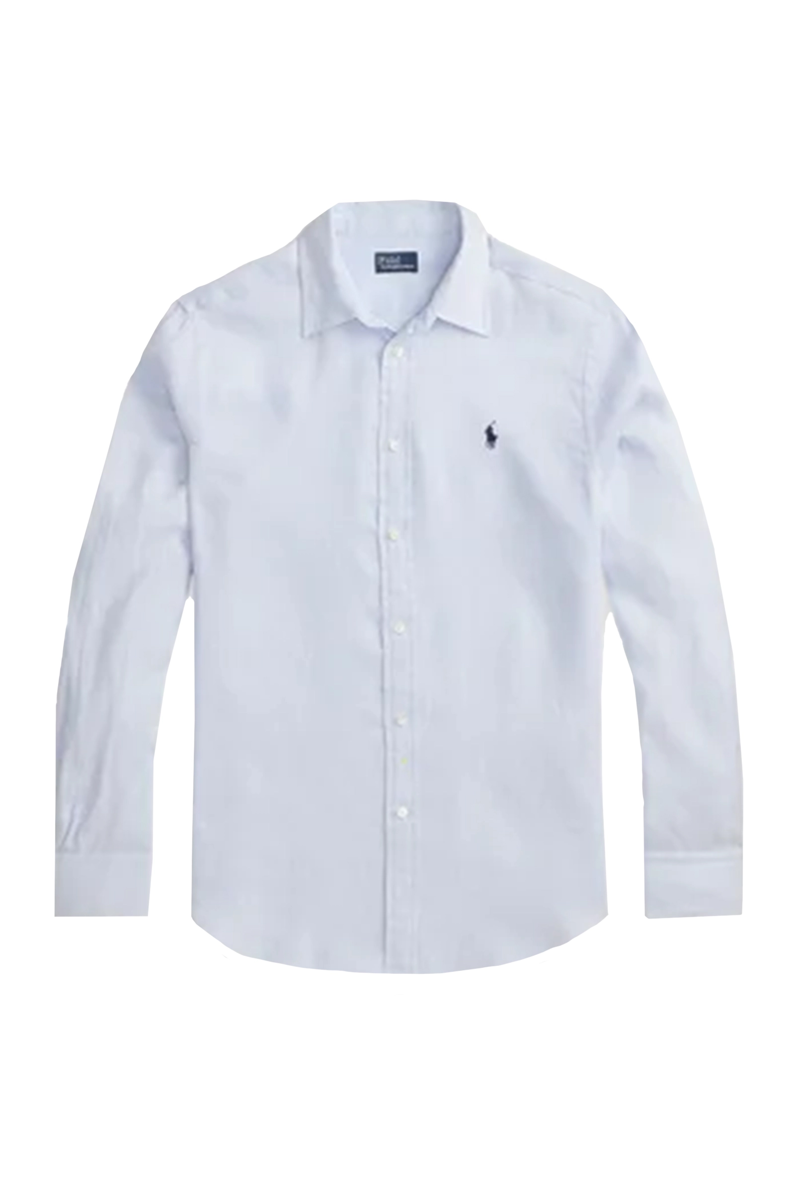 Dames blouse lange mouw blauw
