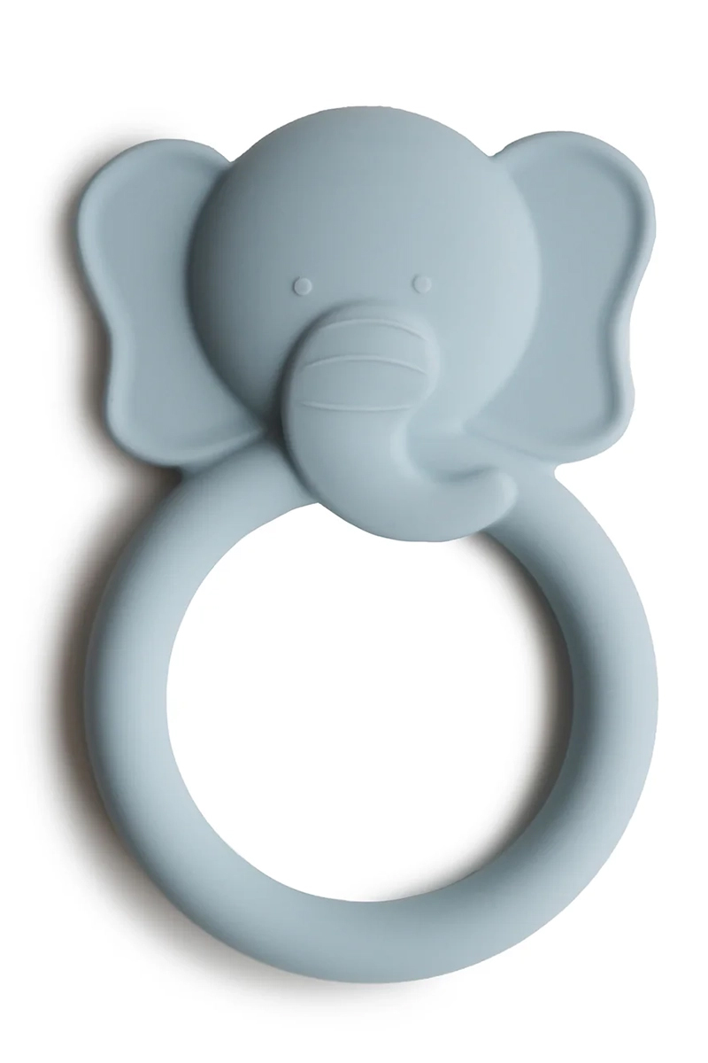 Mushie Teether elephant Grijs-1 1