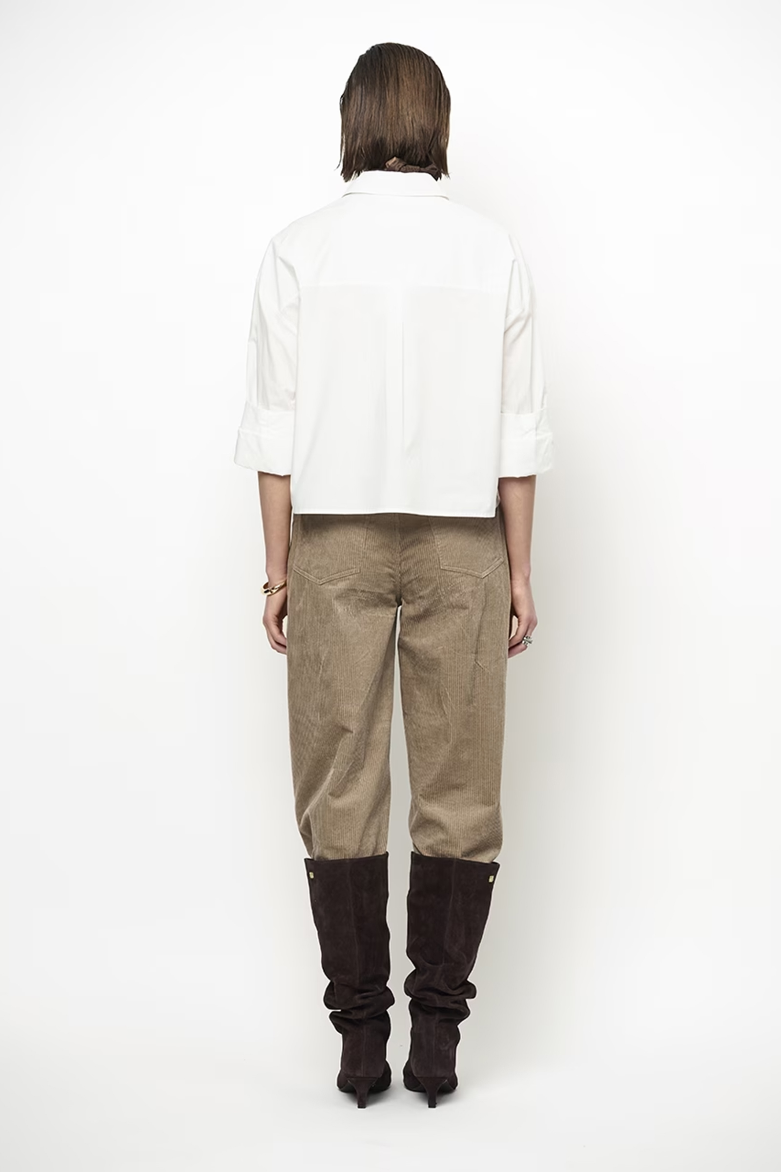 Dames blouse korte mouw wit