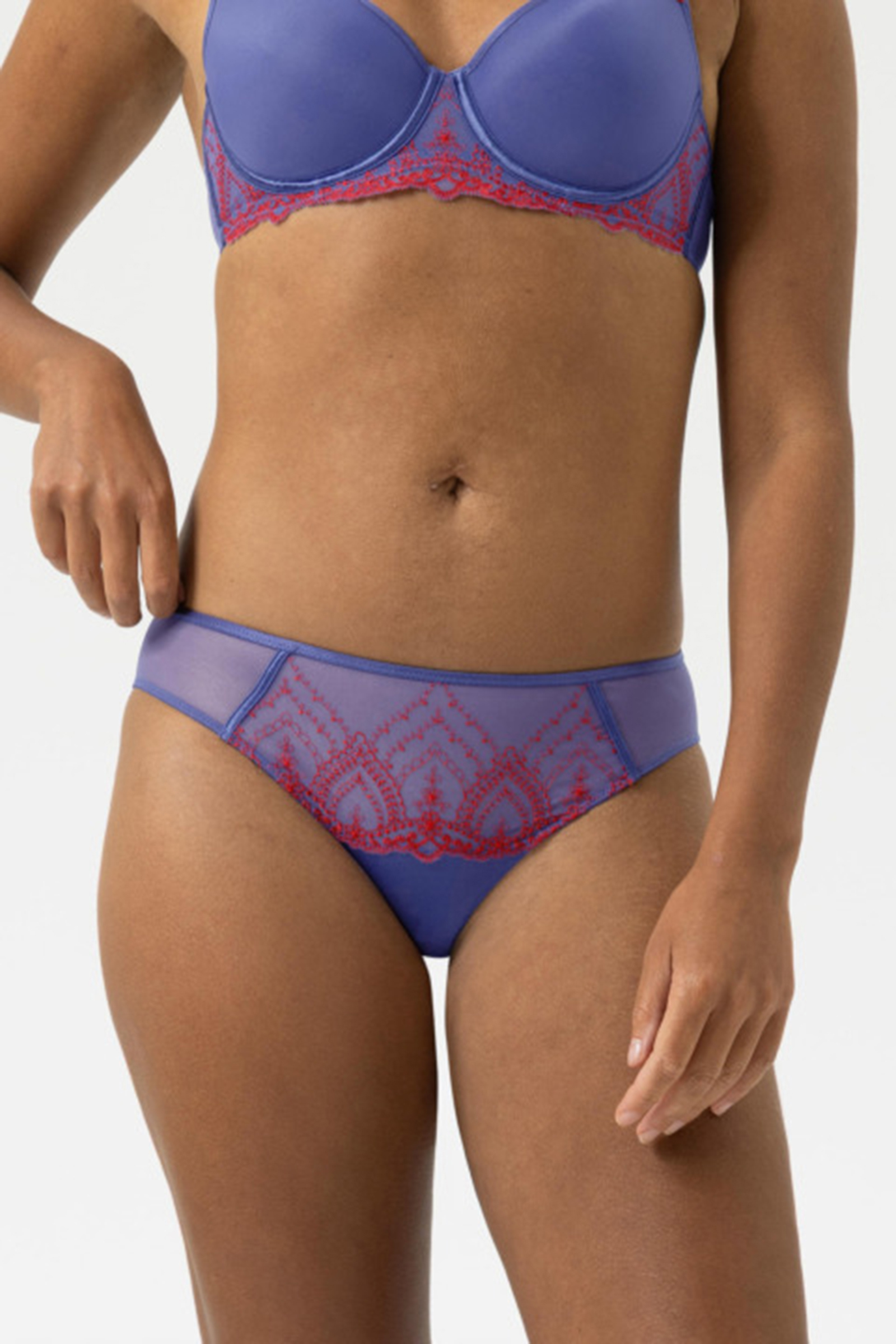 Lingerie dames slip blauw