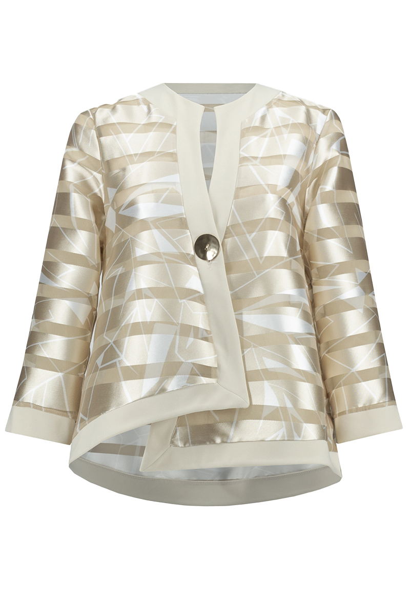 Dames blazer ecru