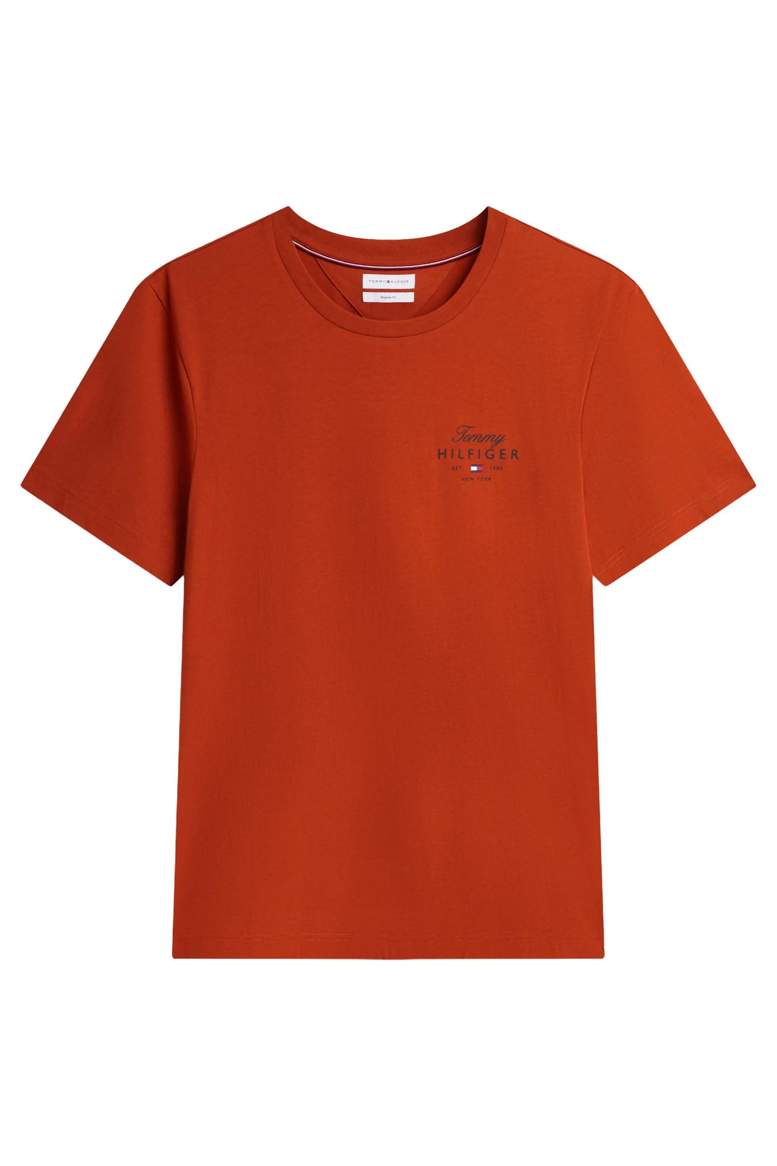 Heren t-shirt kortemouw oranje