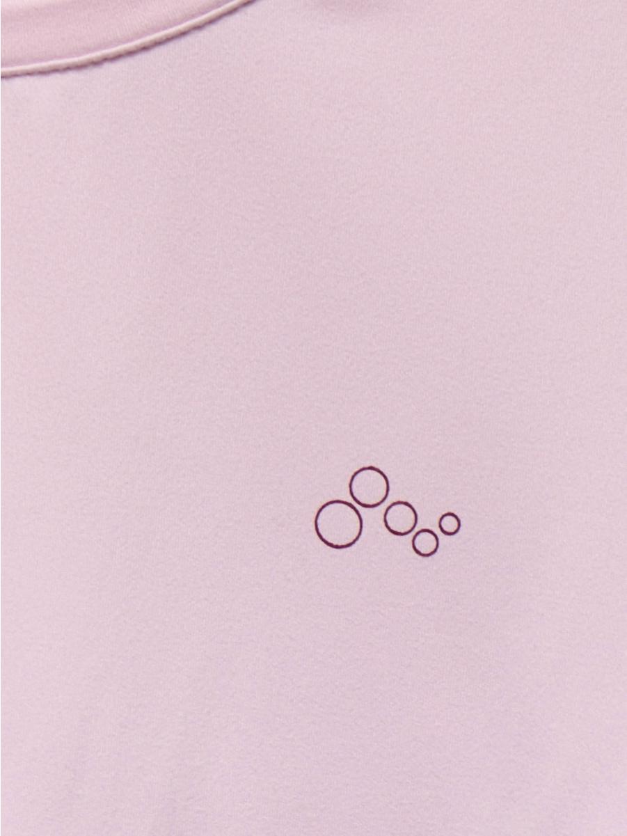 Fitness dames t-shirt km rose