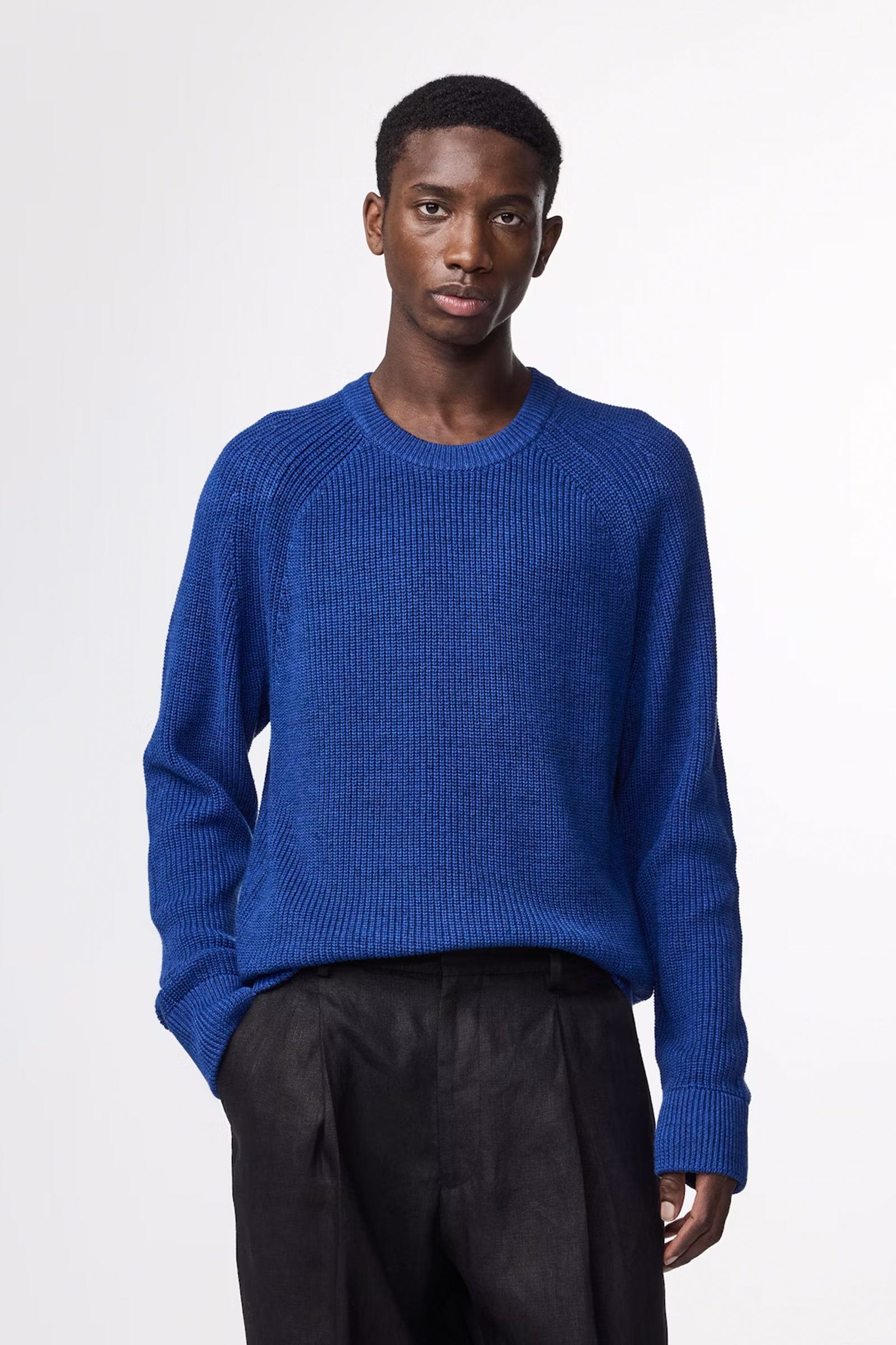 Heren trui blauw