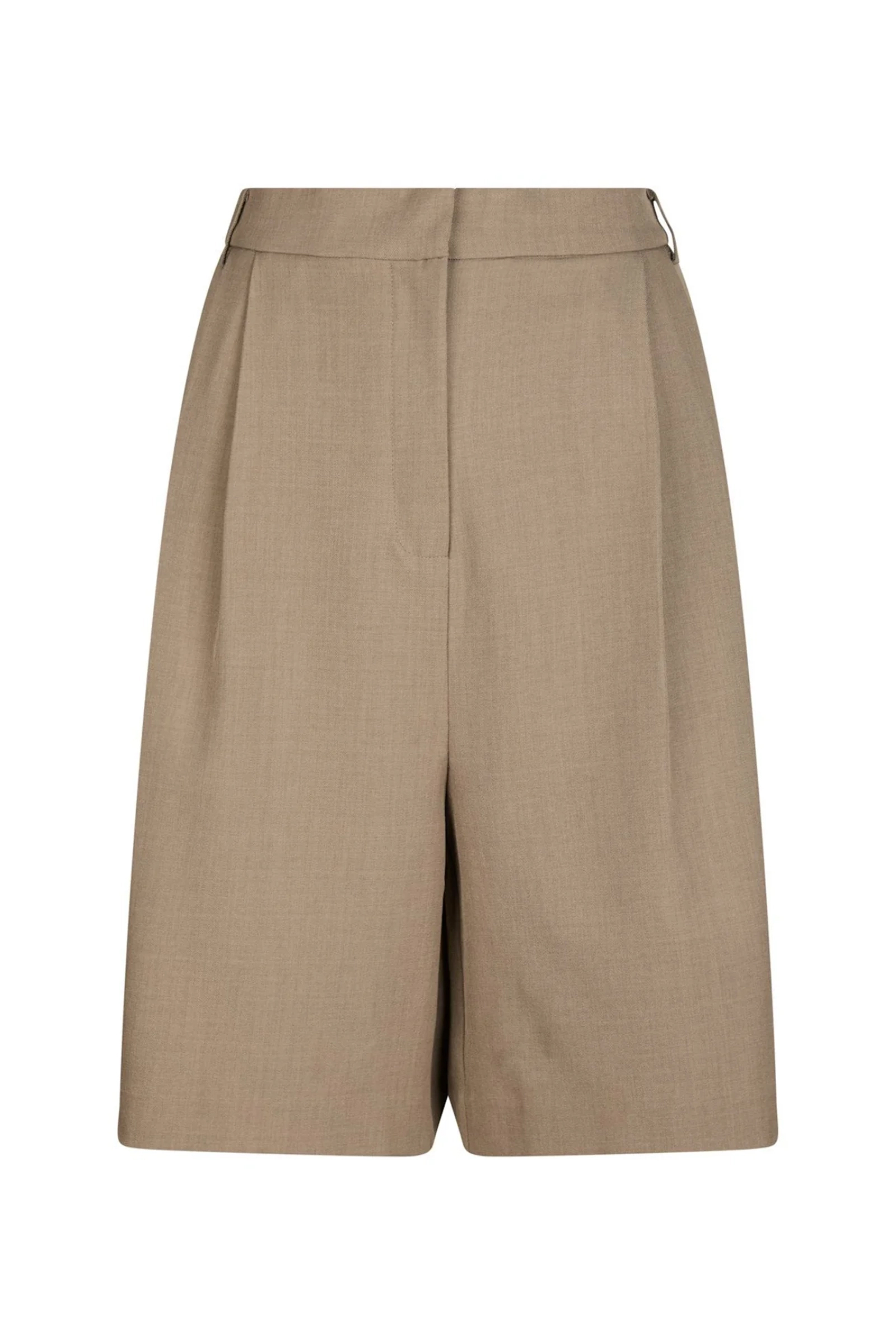 Dames short bruin