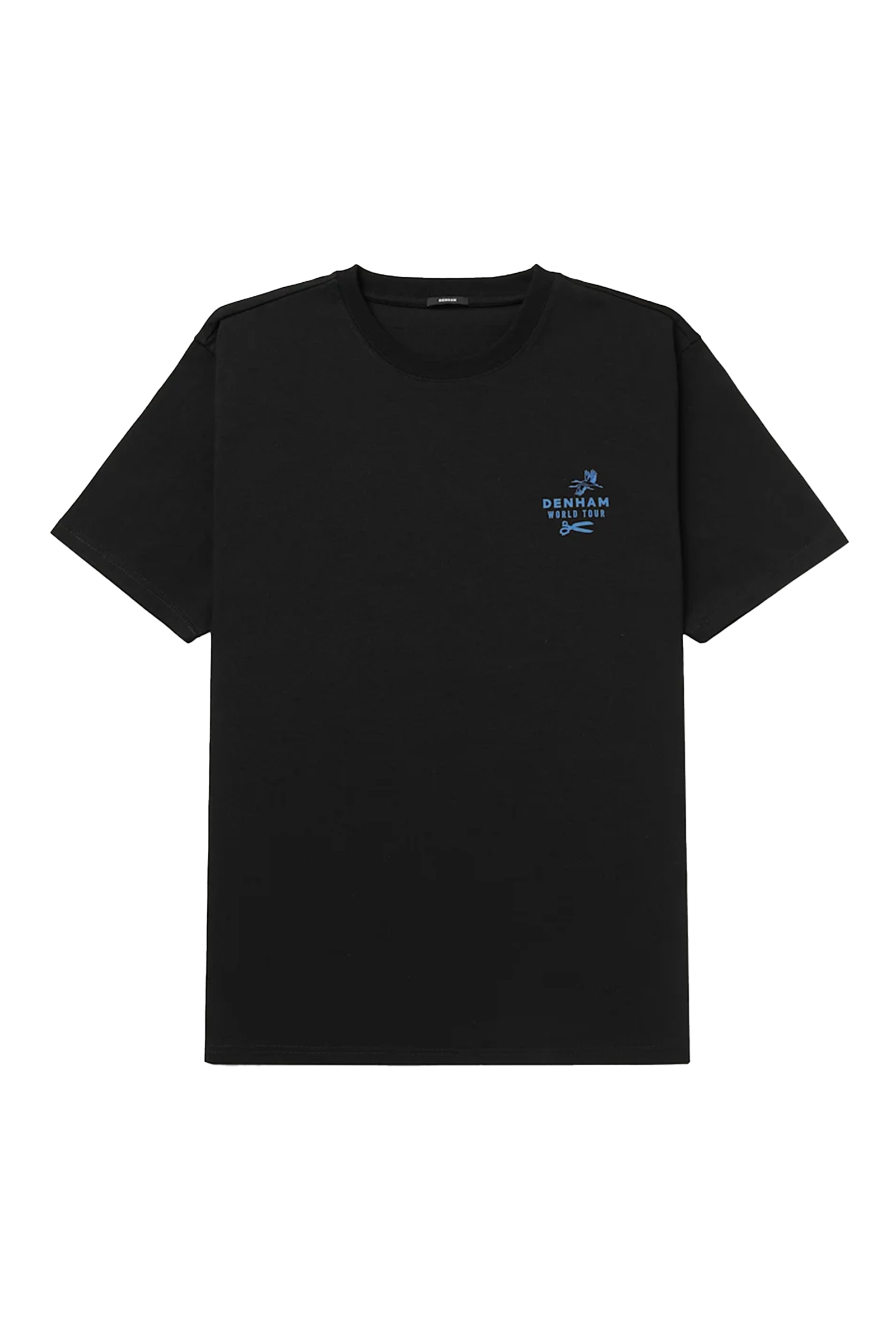 Denham AMSTERDAM SKYLINE TEE HCJ Zwart-1 1