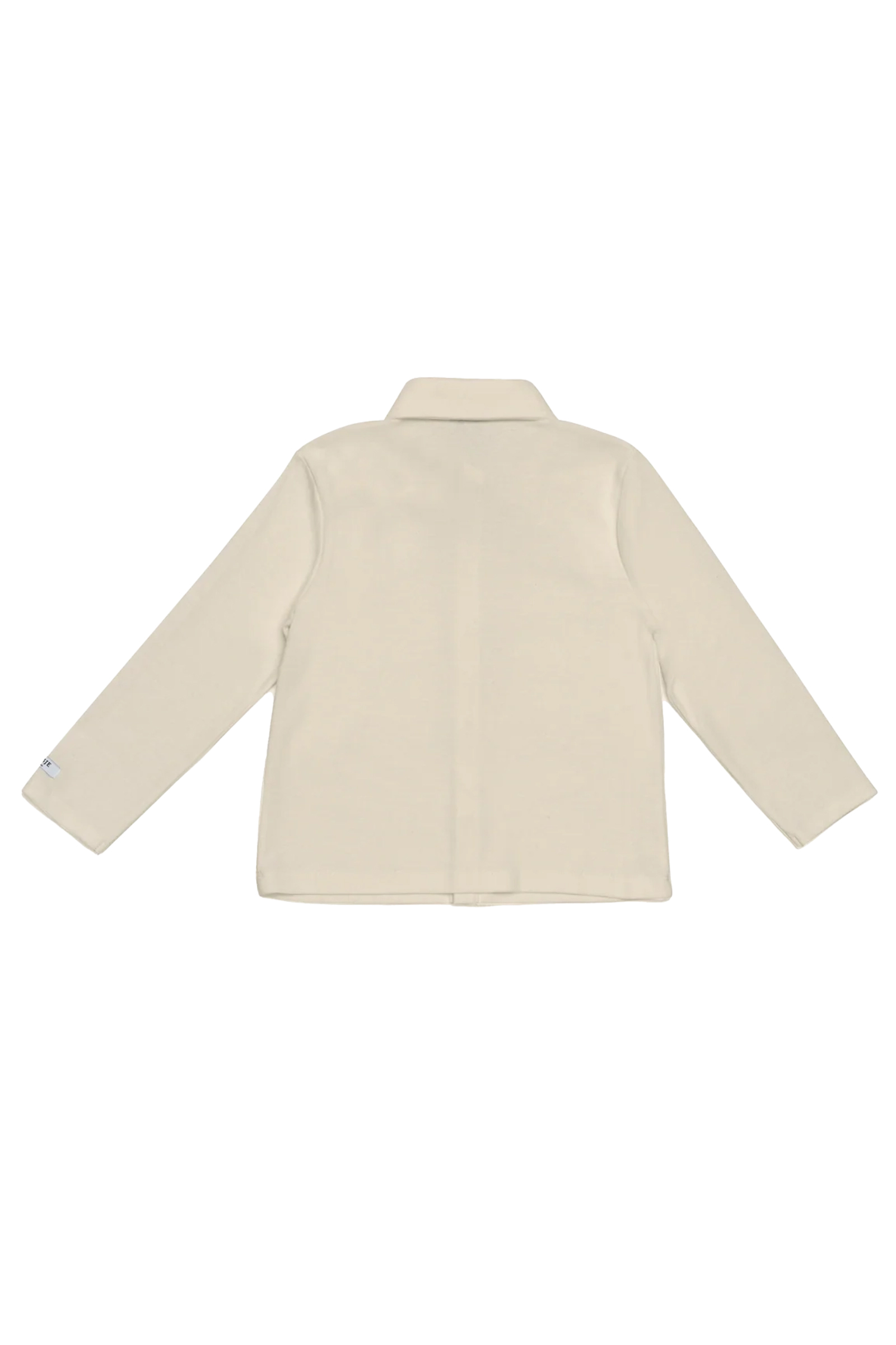 Jongens overhemd lange mouw bruin