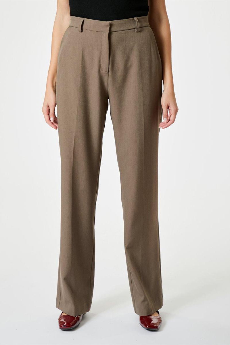 Dames broek bruin