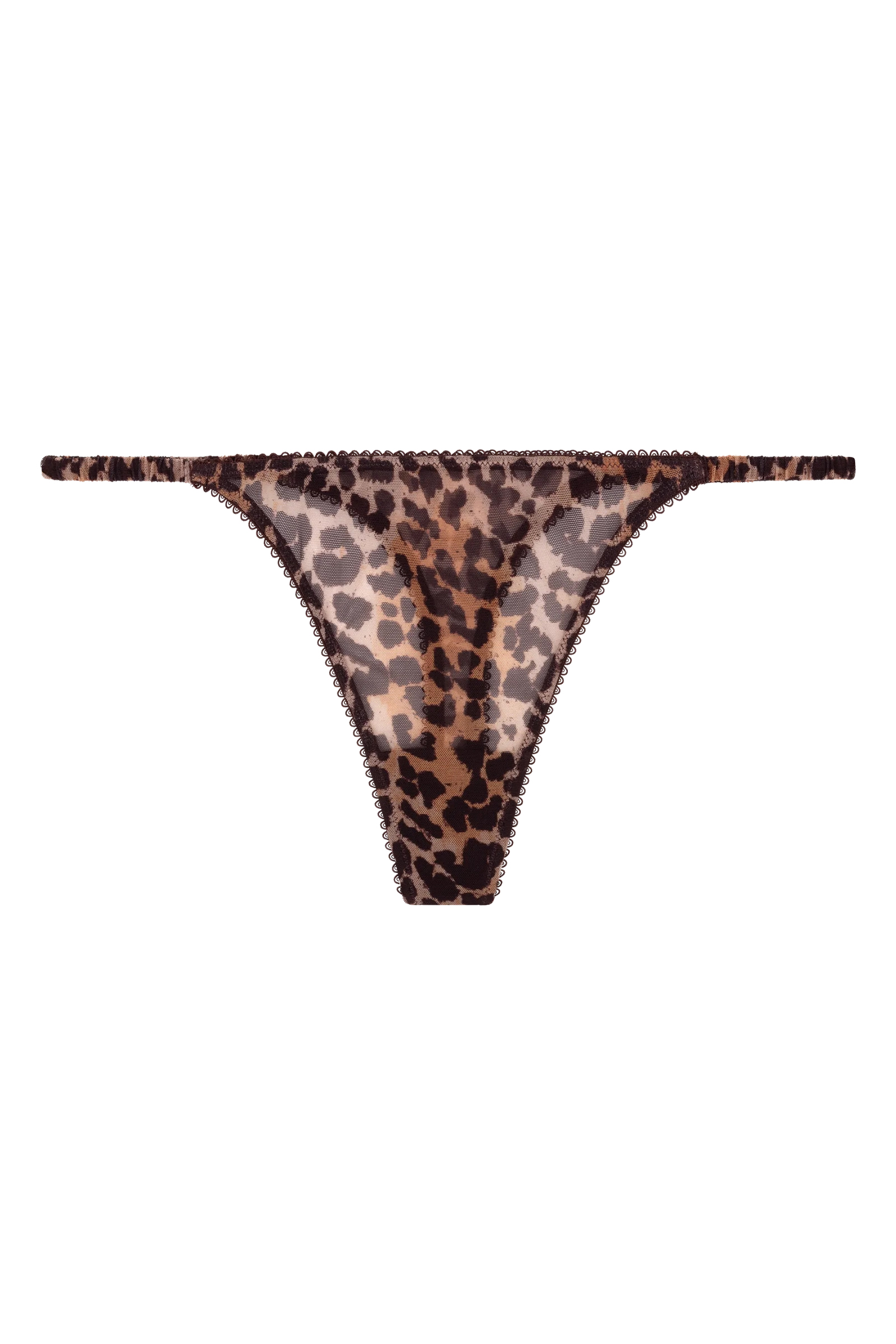 Lingerie dames slip bruin