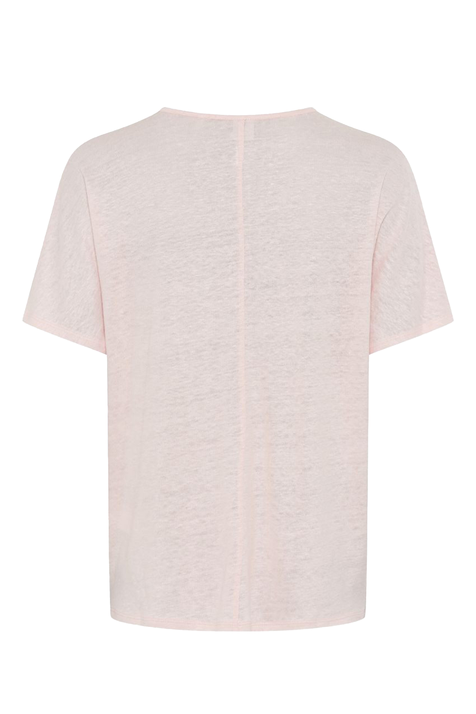 Dames t-shirt korte mouw rose