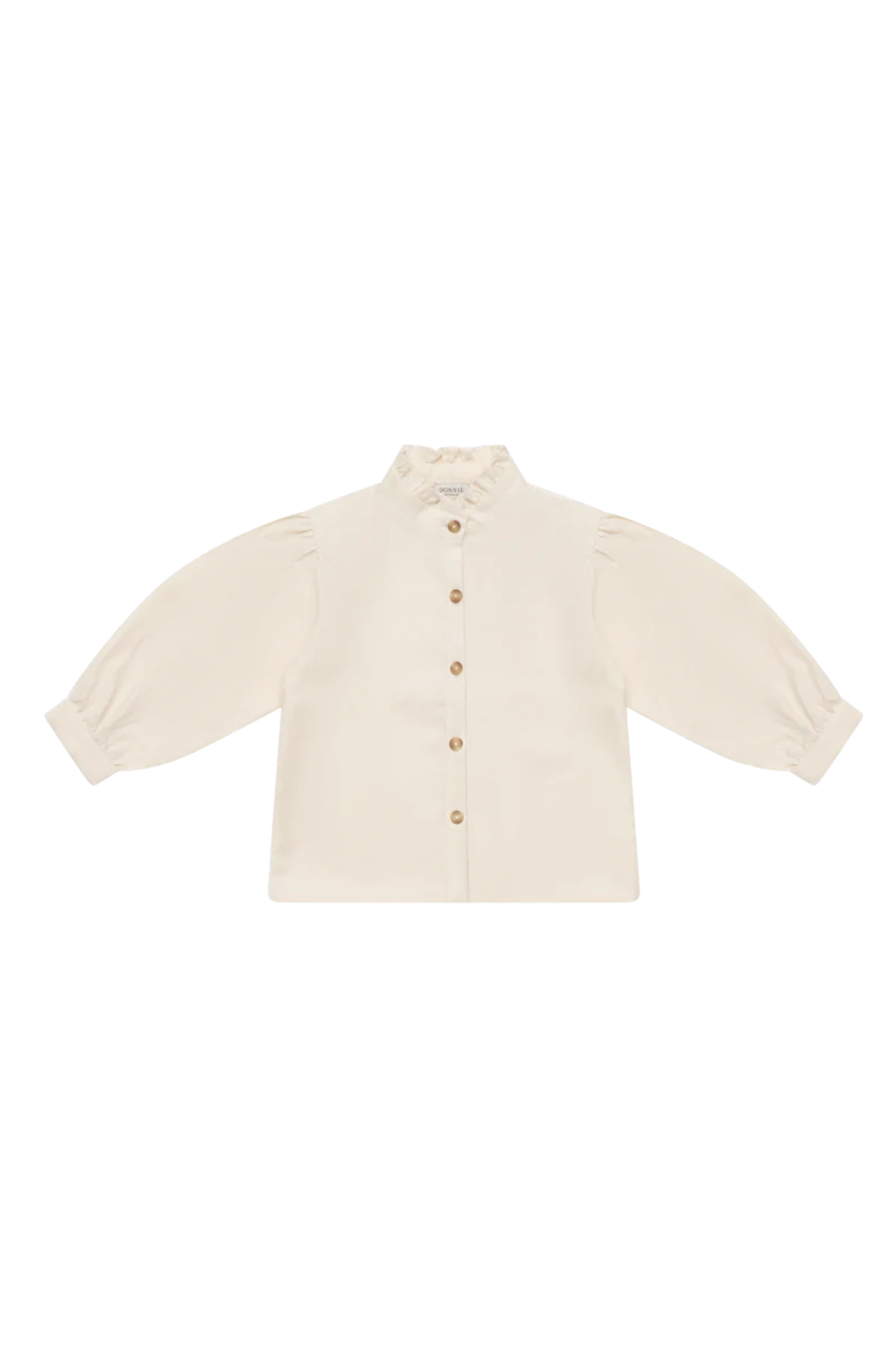 Meisjes blouse lange mouw ecru