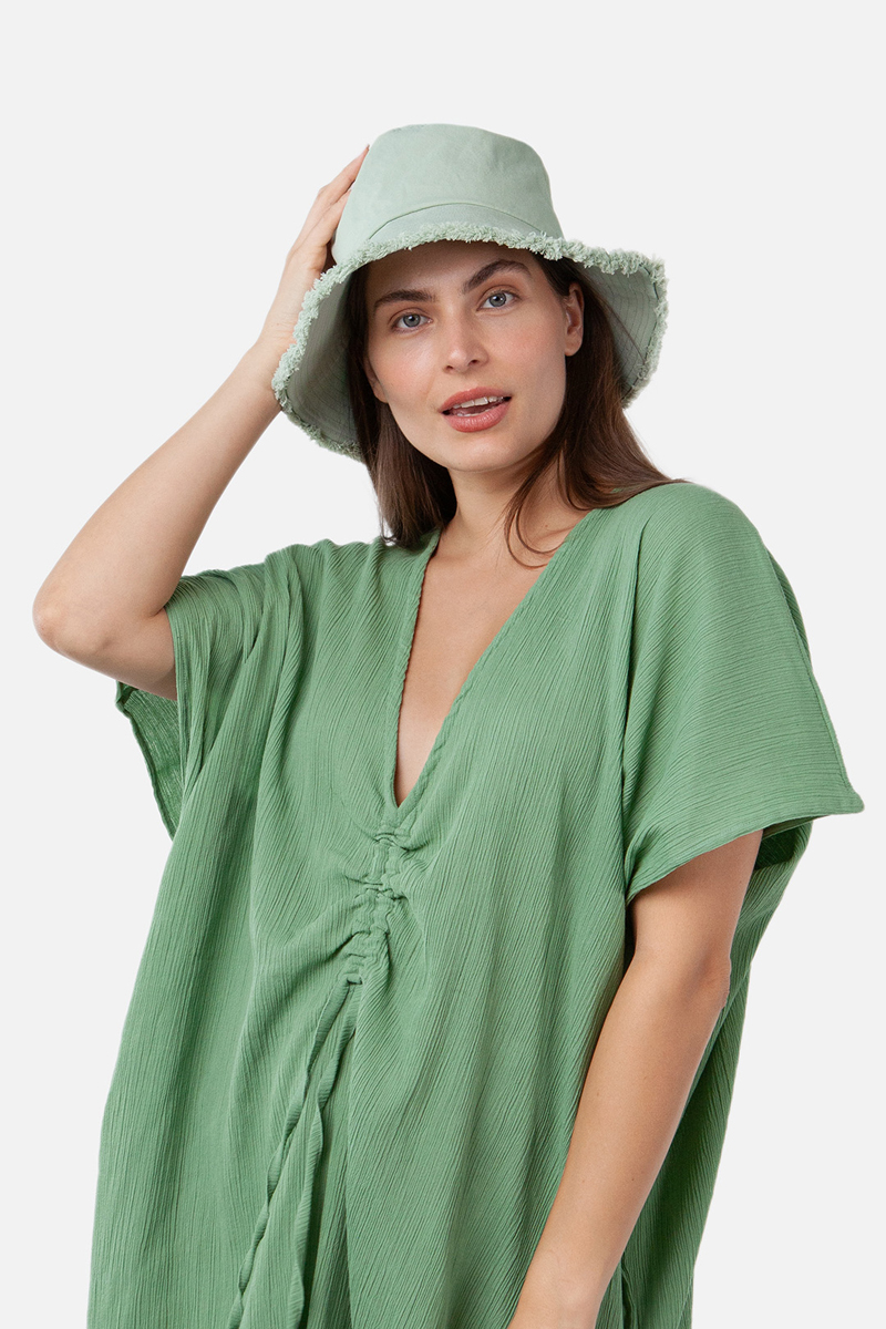 Casual hoed groen