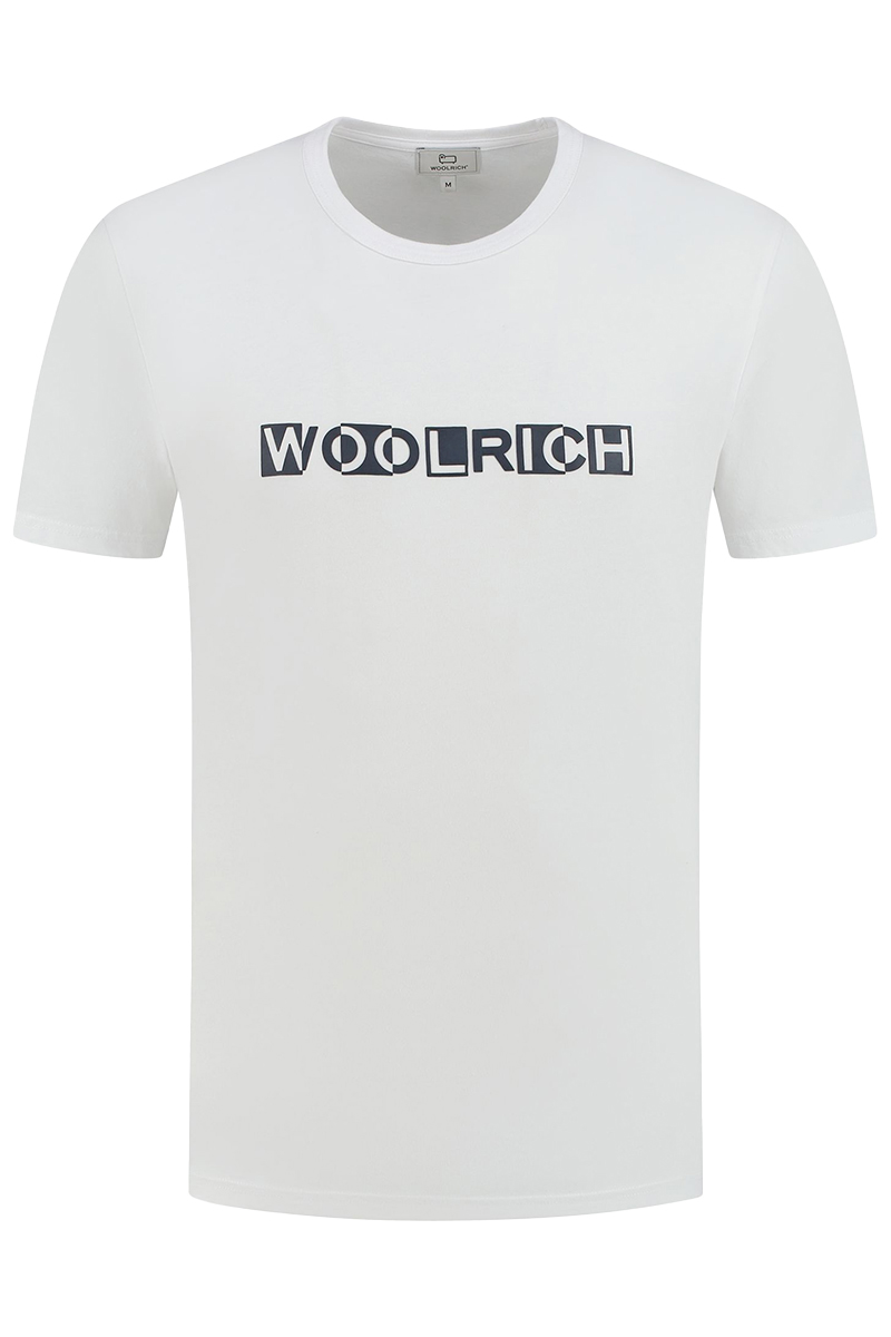 Woolrich INTARSIA TEE Wit-1 1
