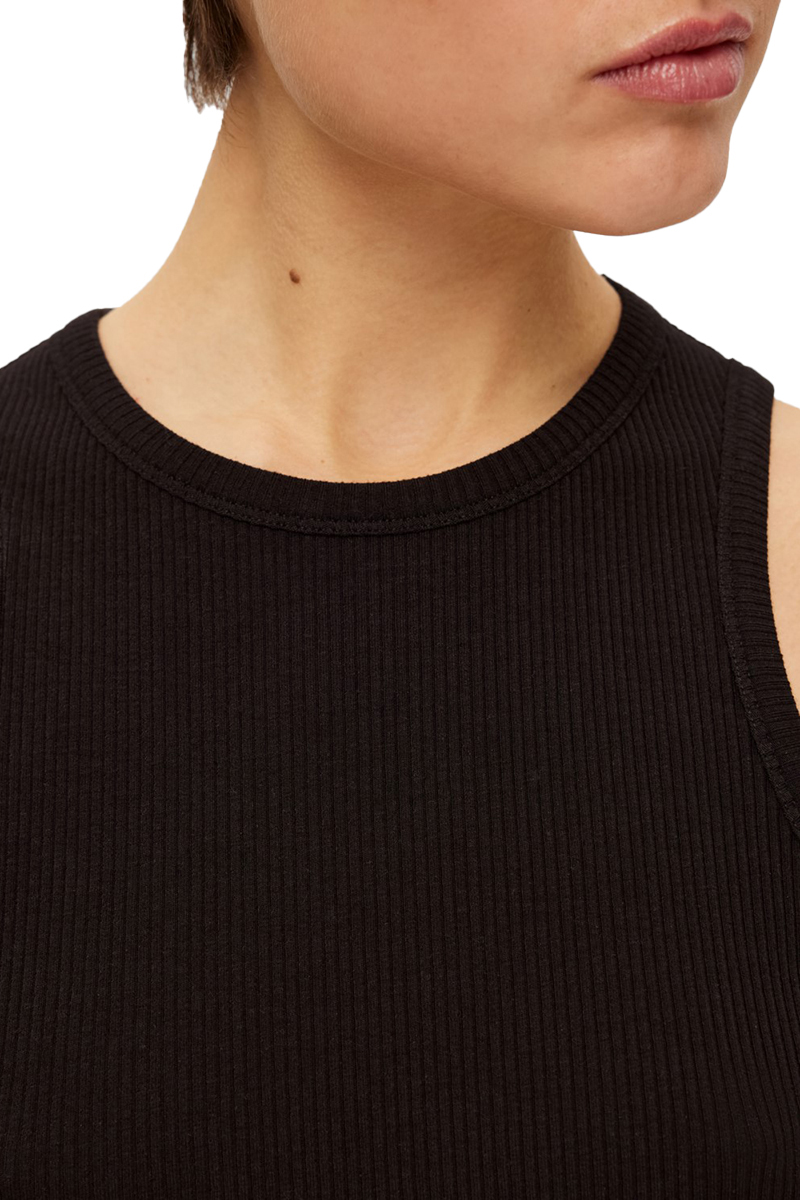 Selected SLFANNA O-NECK TANK TOP NOOS Zwart-1 3