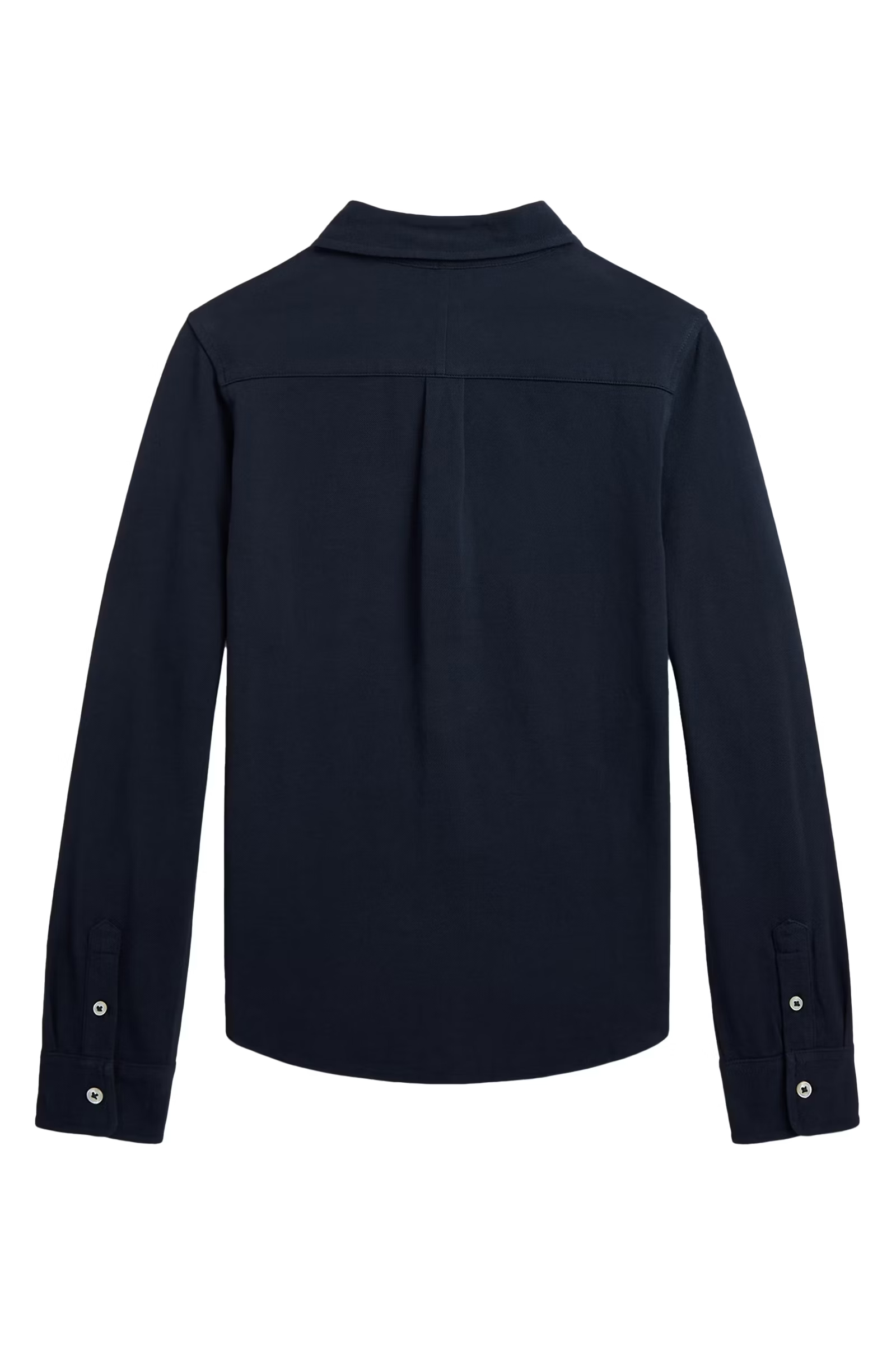 Jongens overhemd lange mouw blauw
