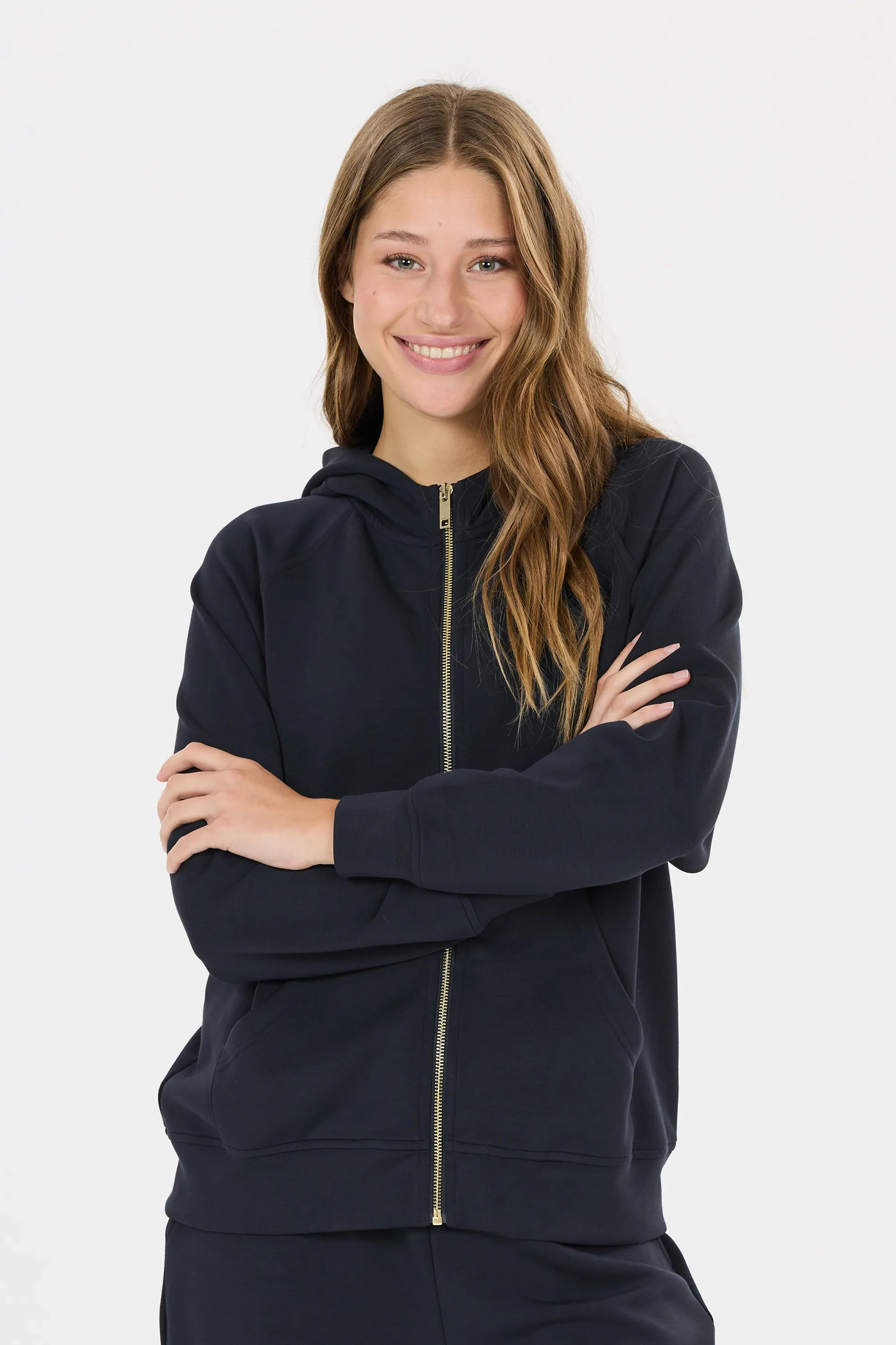 Fitness dames vest blauw