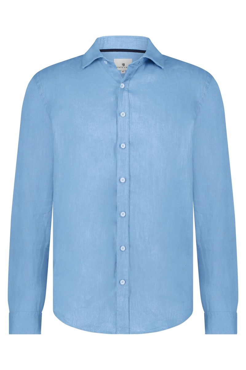 State of Art Shirt LS Plain LI - grijsblauw 1
