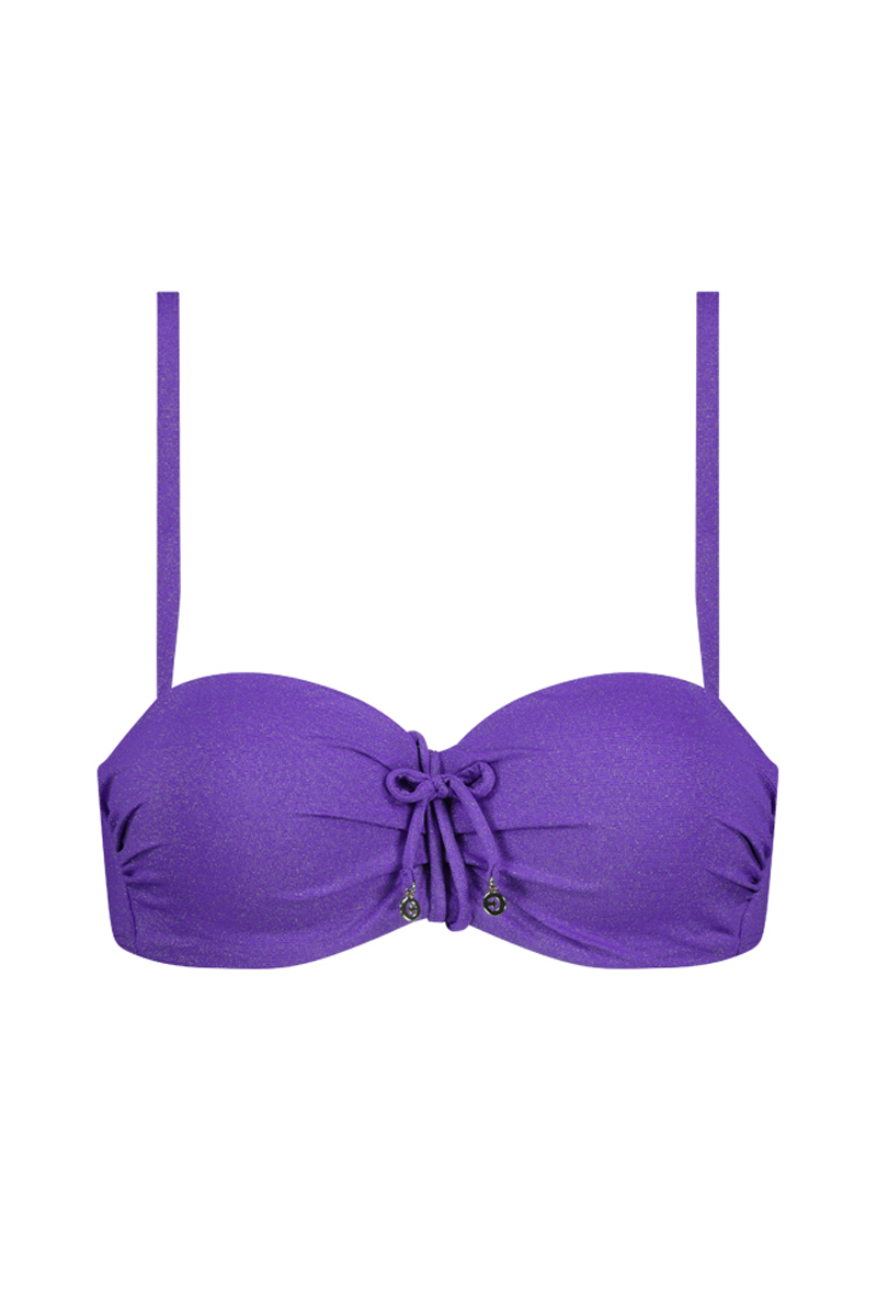 Bad/beach dames bikini top paars