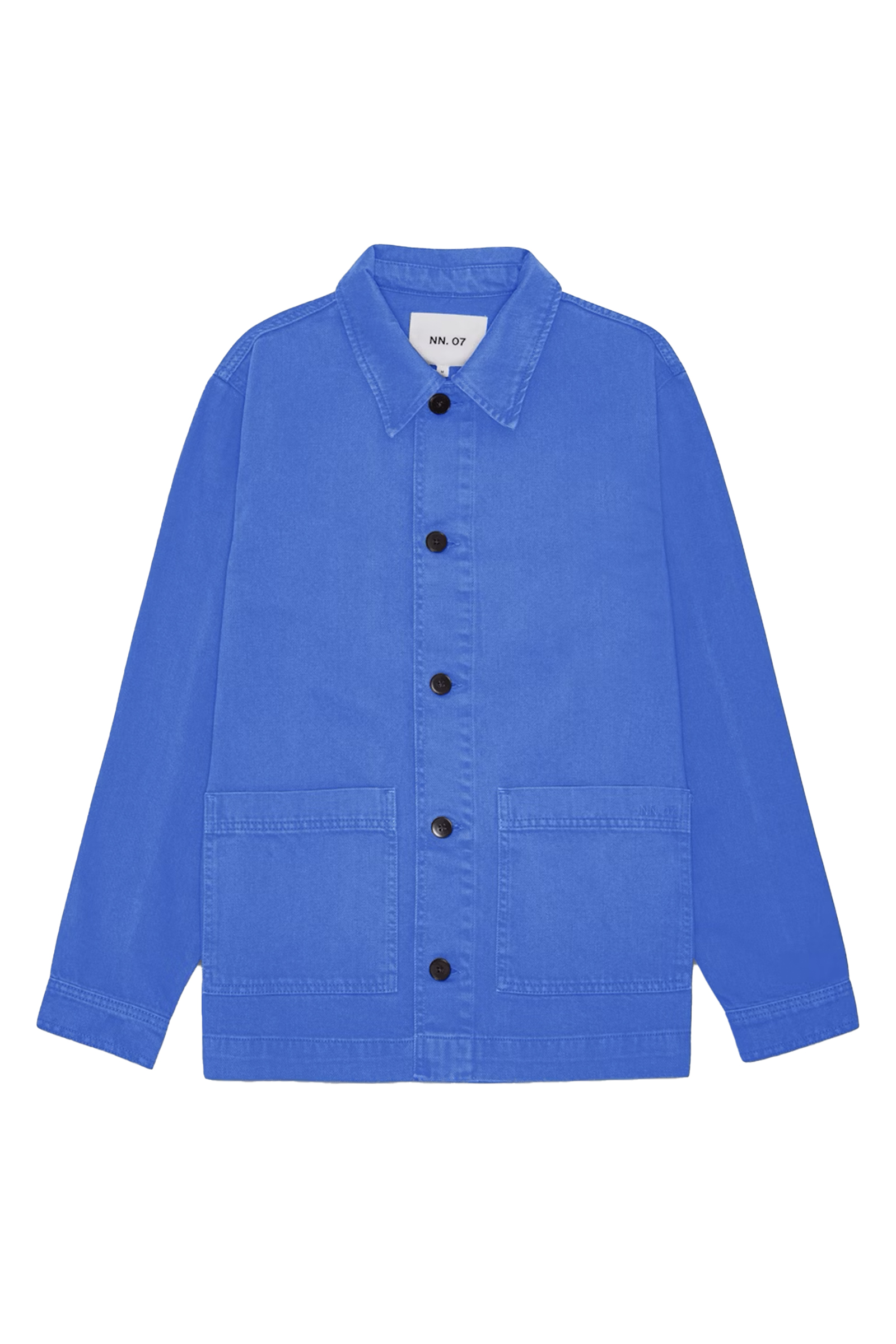 Heren overshirt blauw