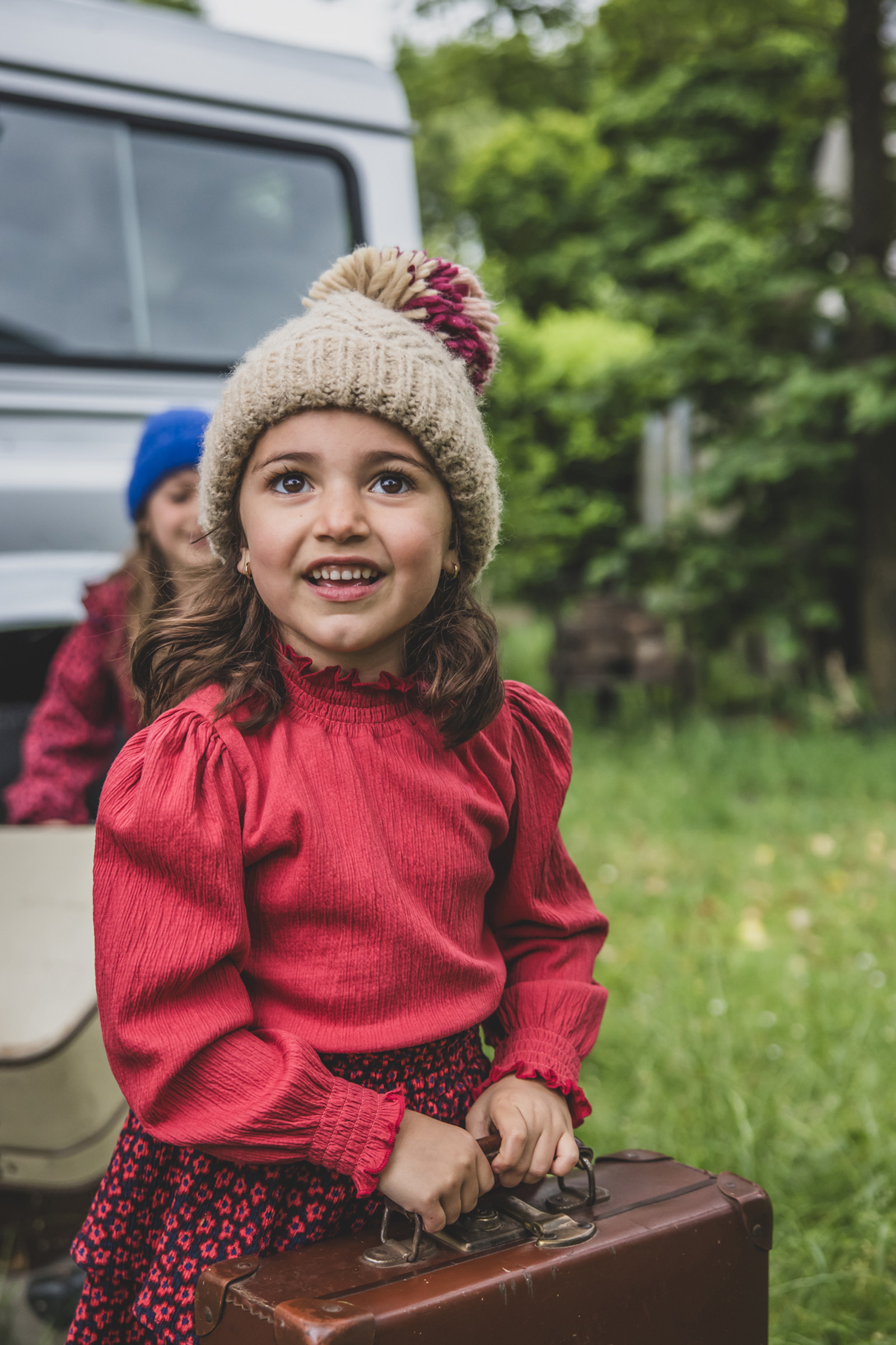 Meisjes t-shirt lange mouw rood