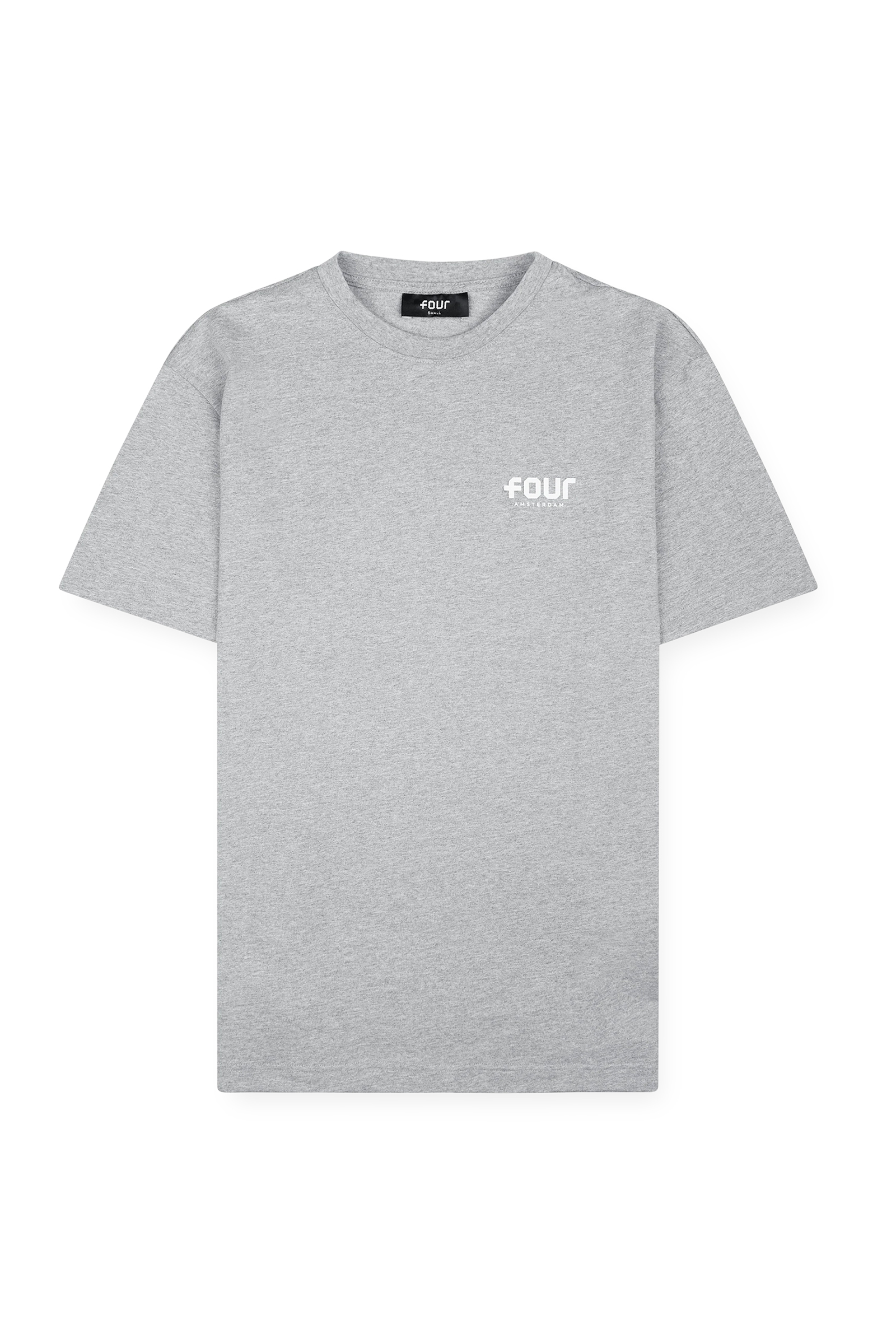 Heren t-shirt kortemouw grijs