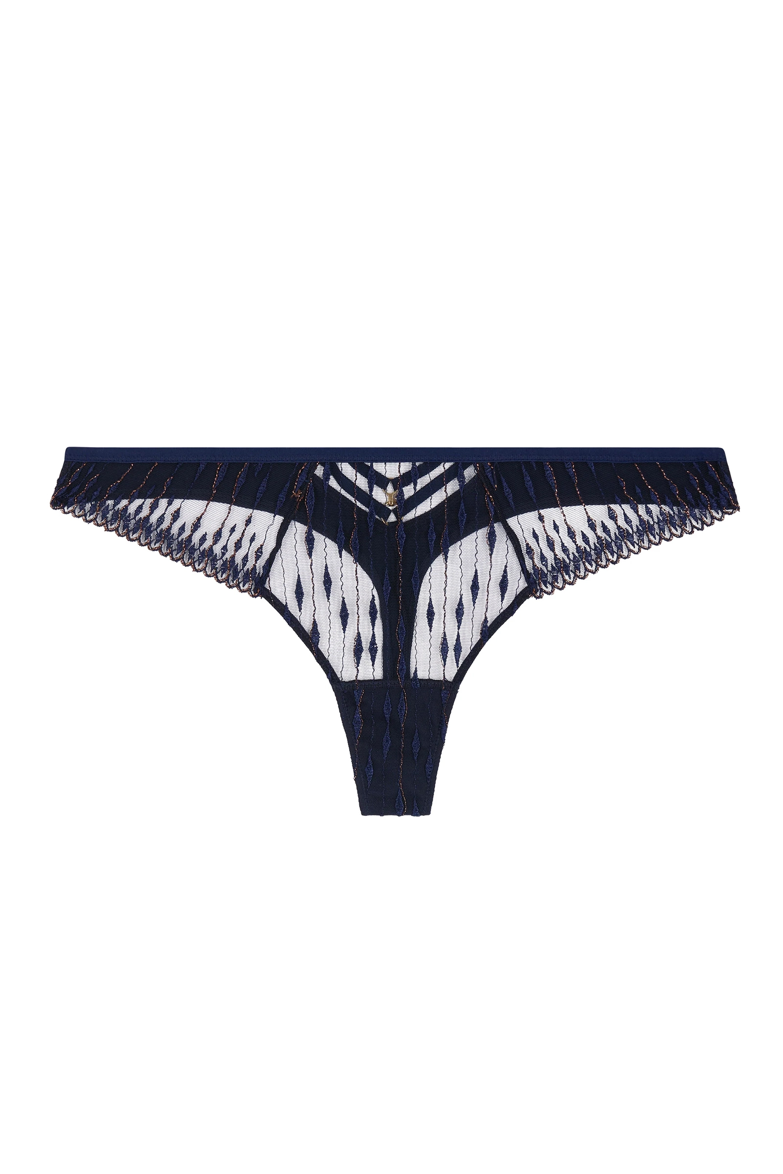 Lingerie dames string blauw