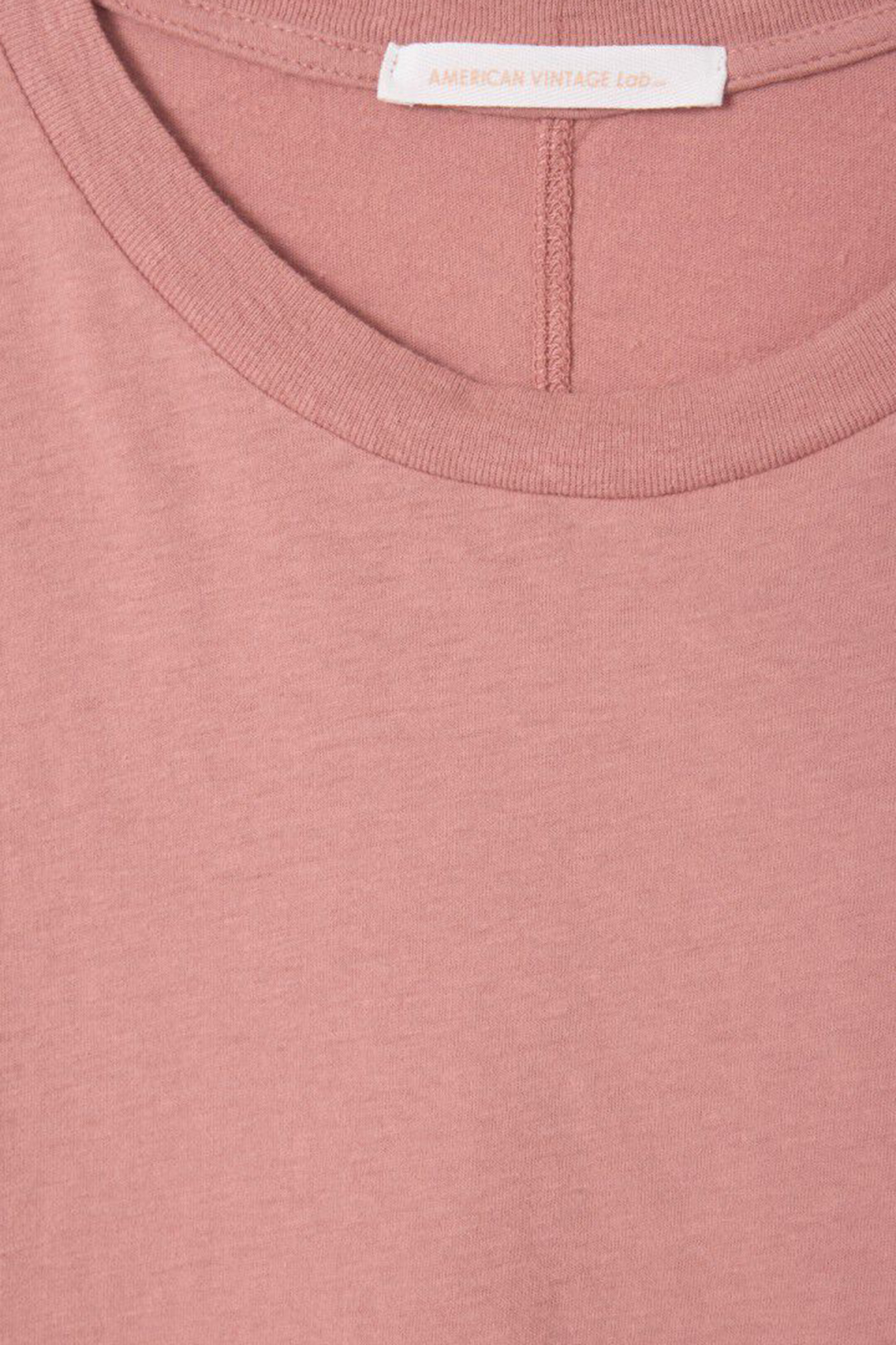 Dames t-shirt korte mouw rose