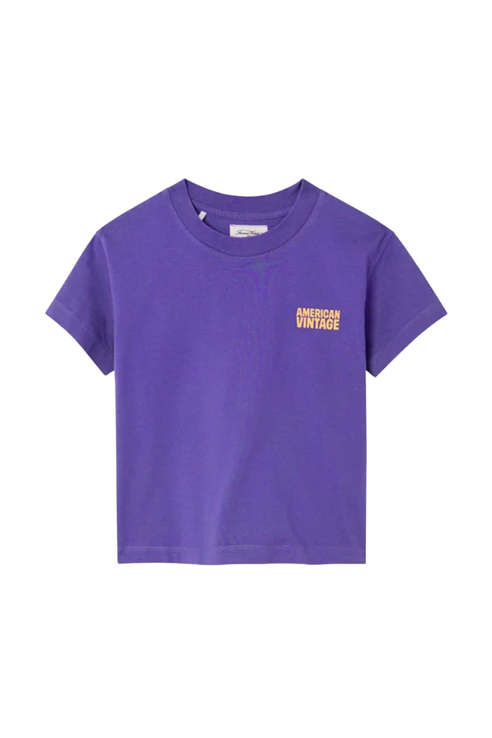 Jongens t-shirt korte mouw paars