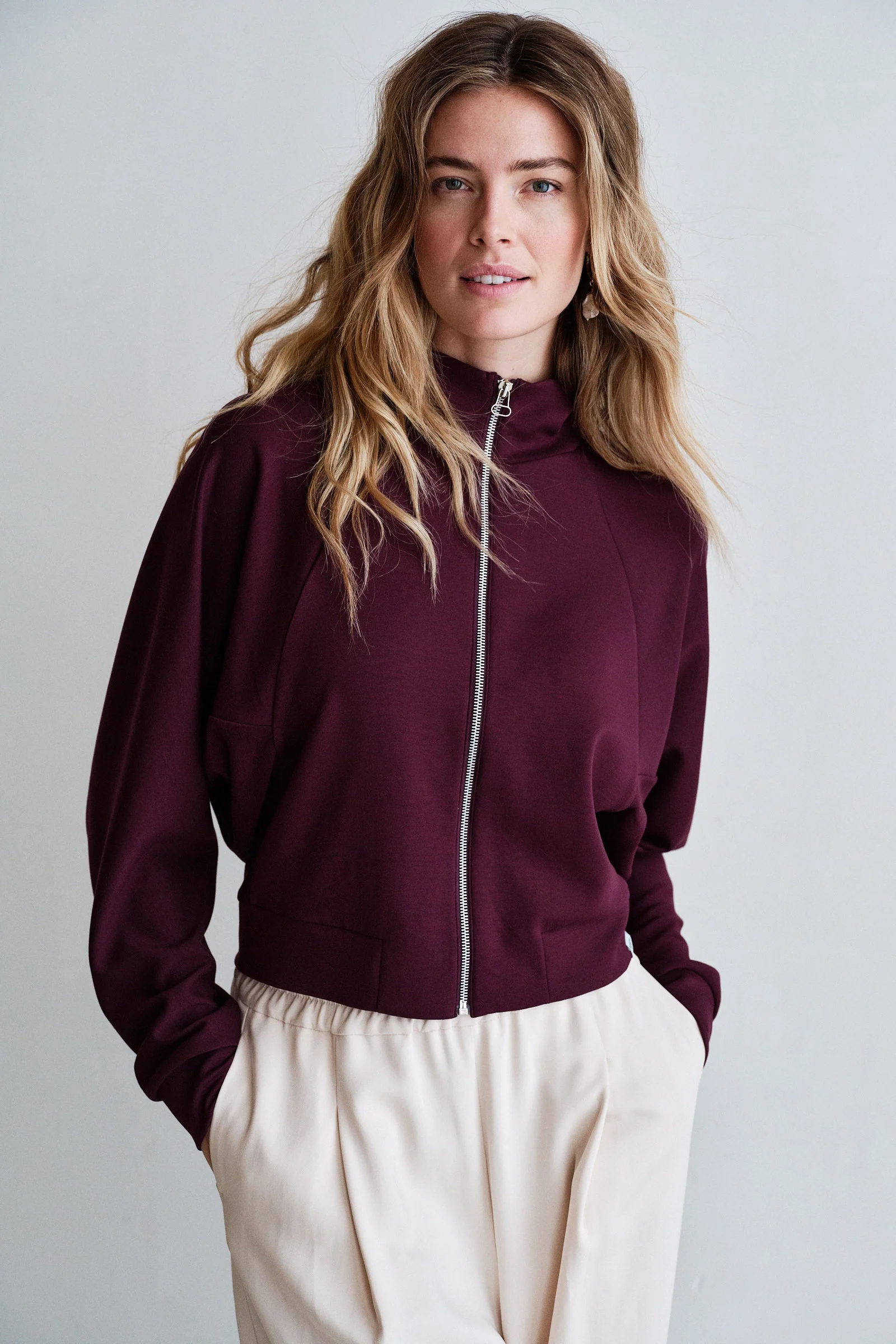 Dames vest rood