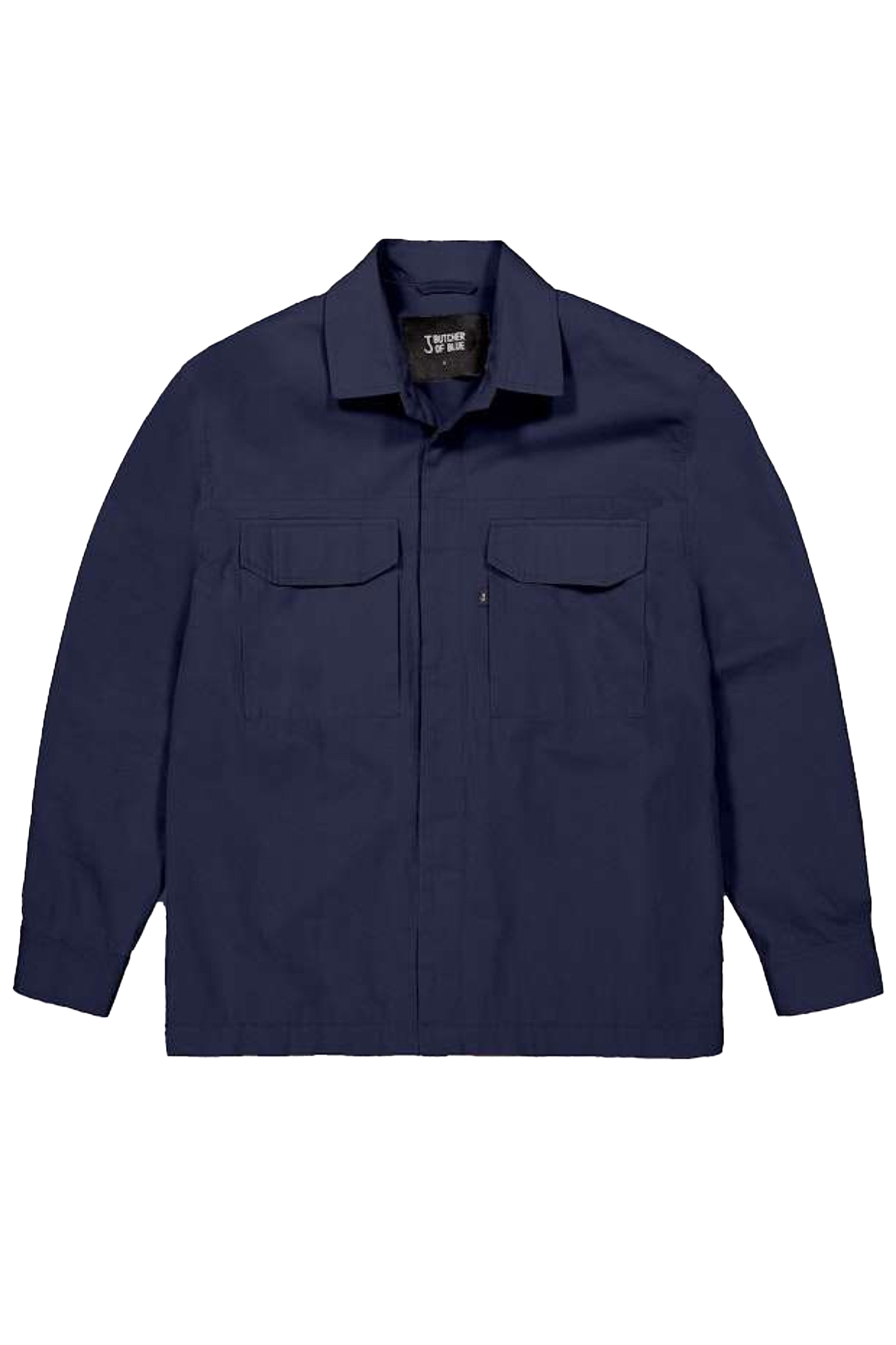 Heren overhemd lm casual blauw