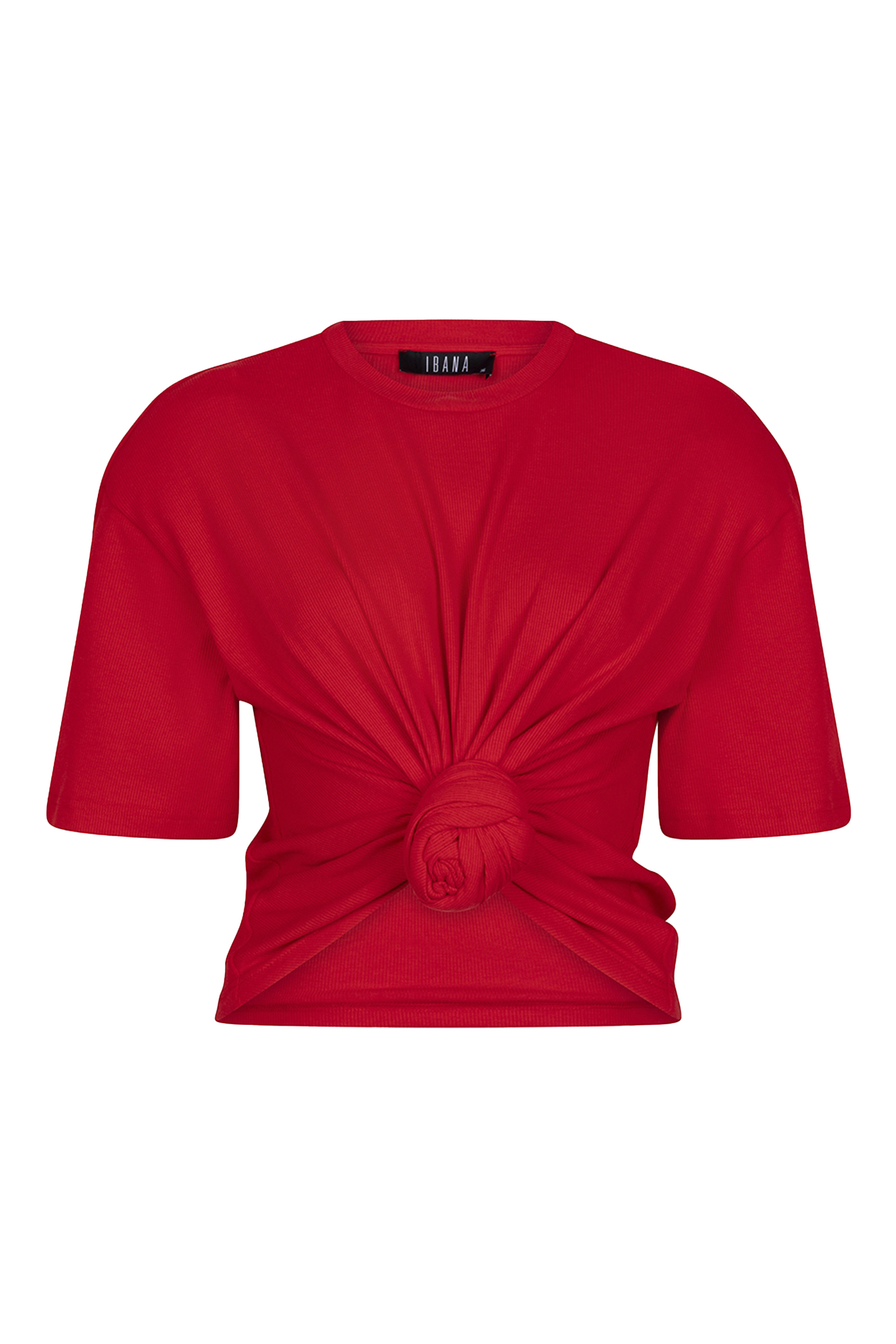 Dames blouse lange mouw rood